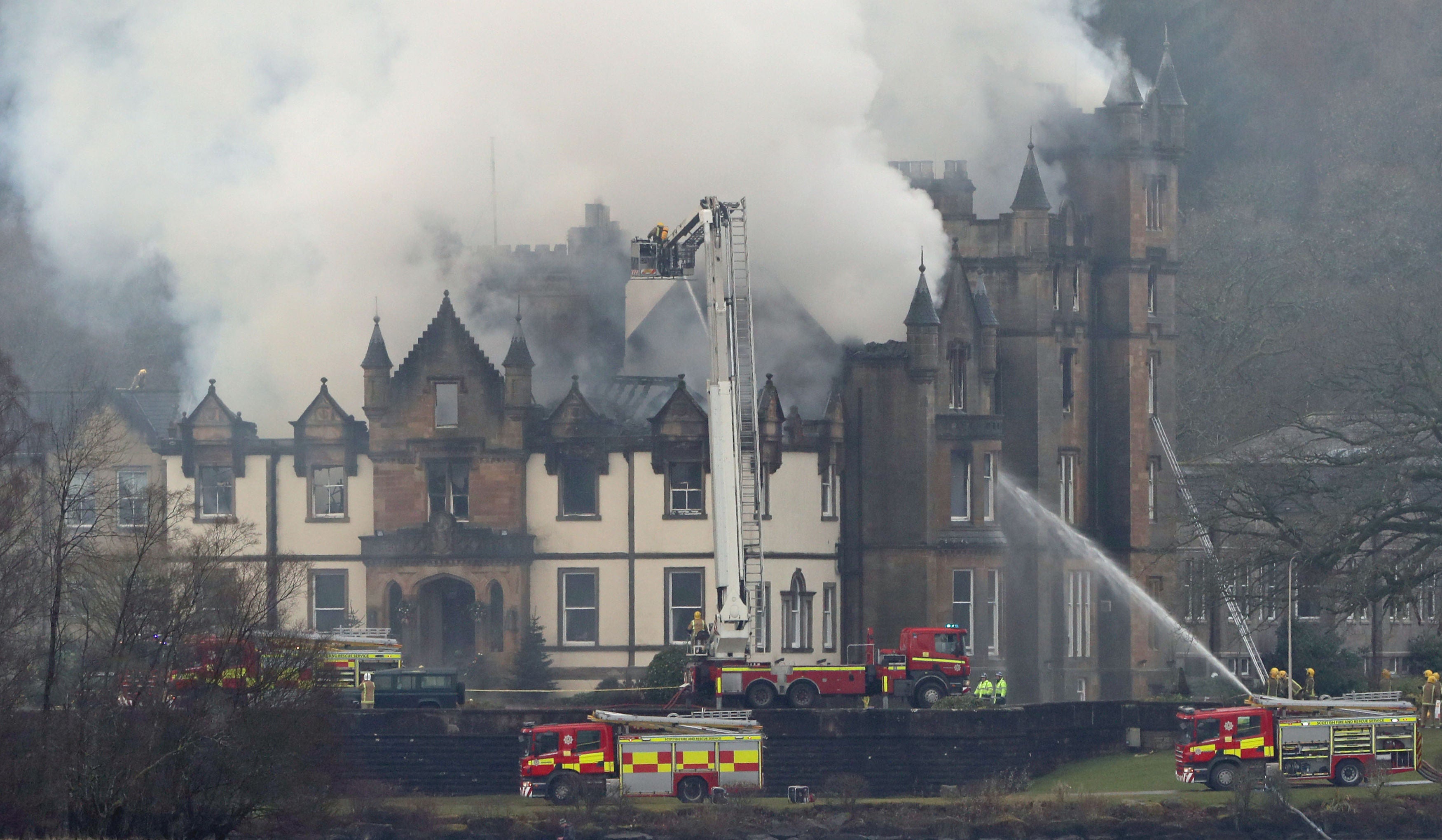 The blaze in December 2017 claimed two lives and caused extensive damage to the hotel on the banks of Loch Lomond (Andrew Milligan/PA)