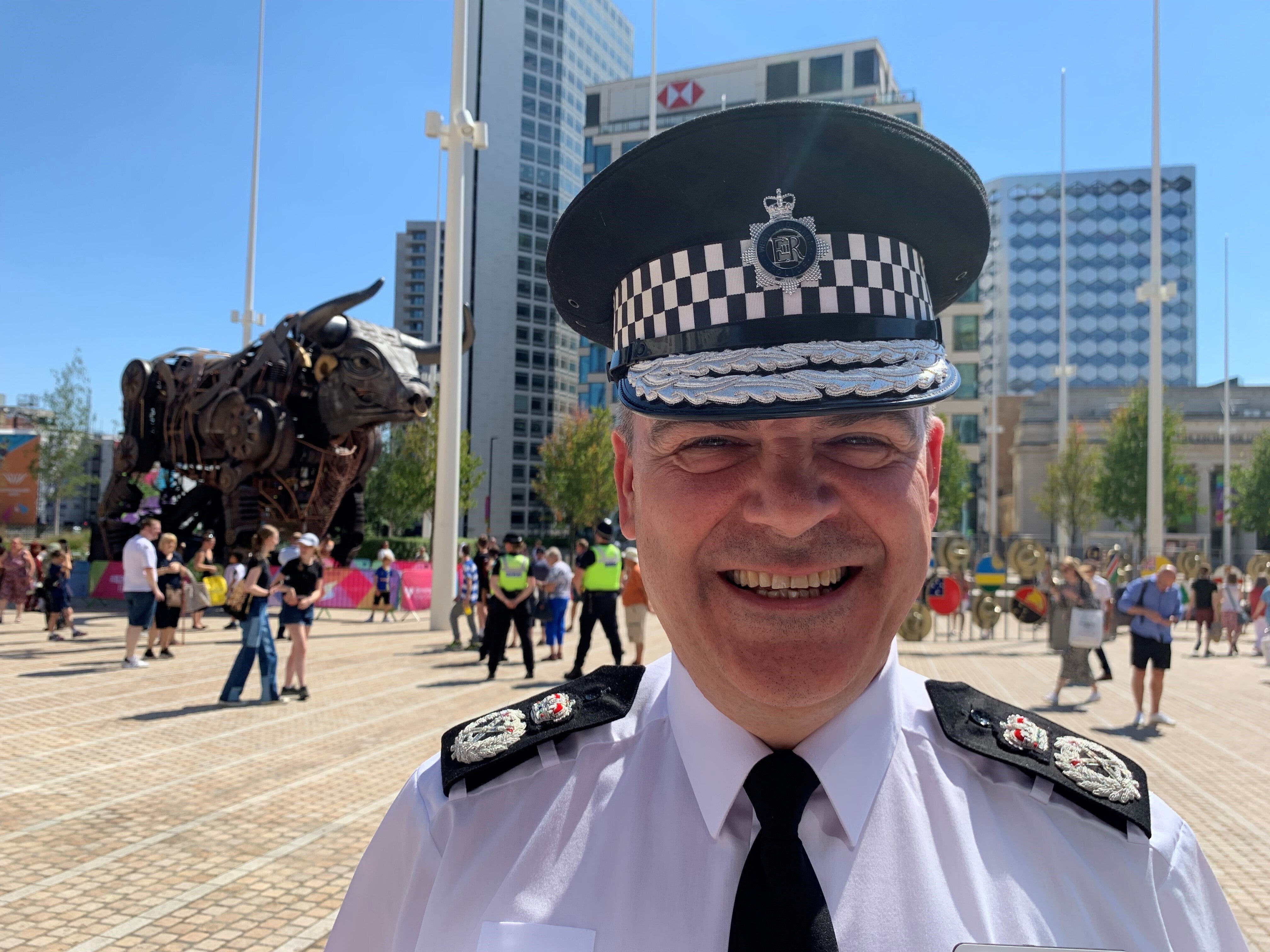 West Midlands Police’s chief constable Sir David Thompson (Richard Vernalls/PA)