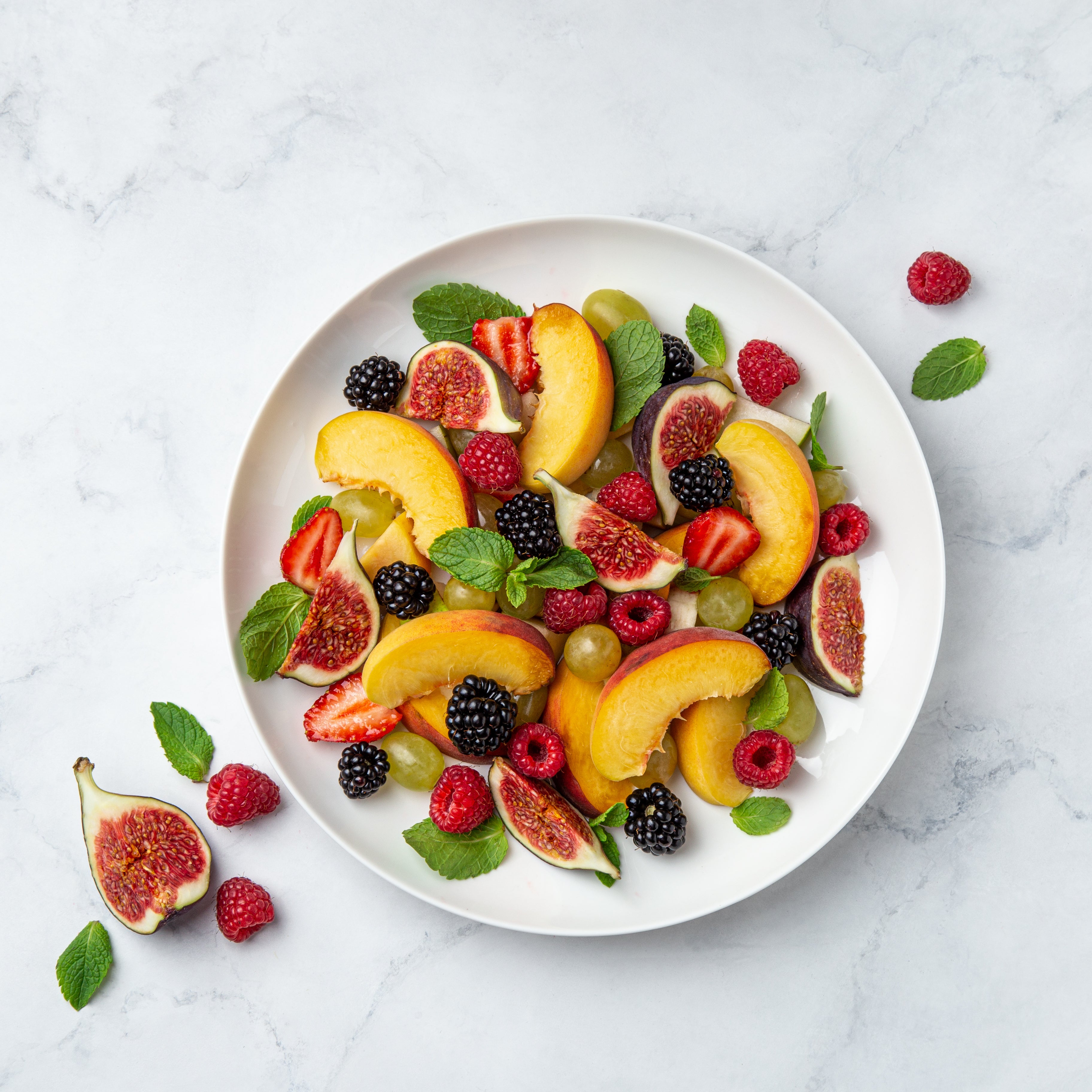 In another era, this kind of chopped fruit salad was called a Macedonia