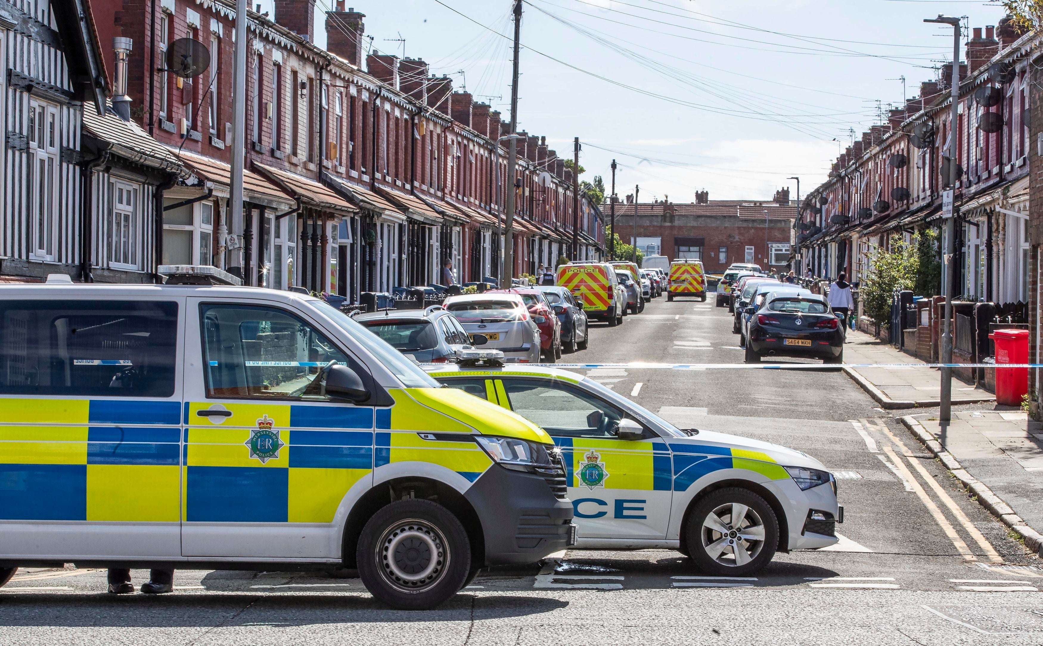 Police at Leinster Road after Ms Dale was shot