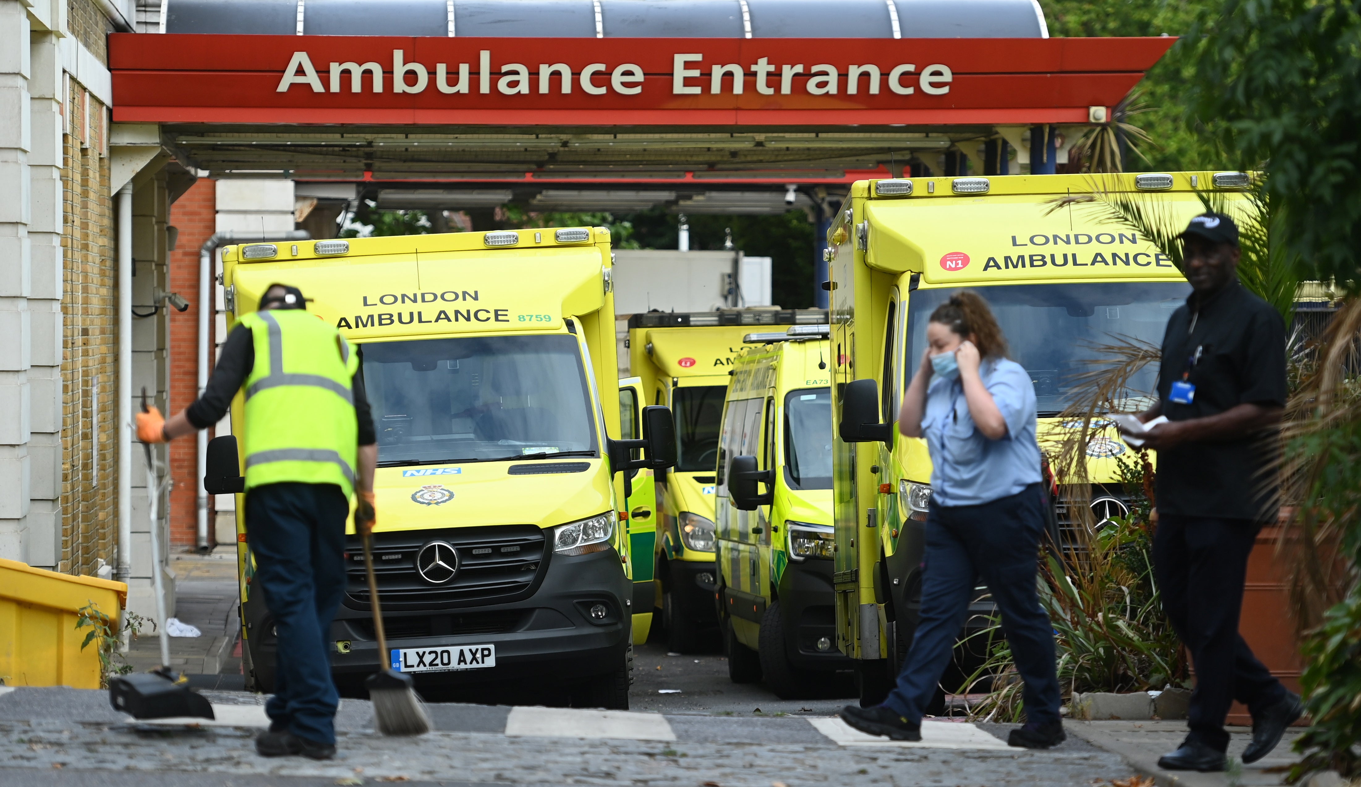 Ambulances queues outside A&E are a common occurrence