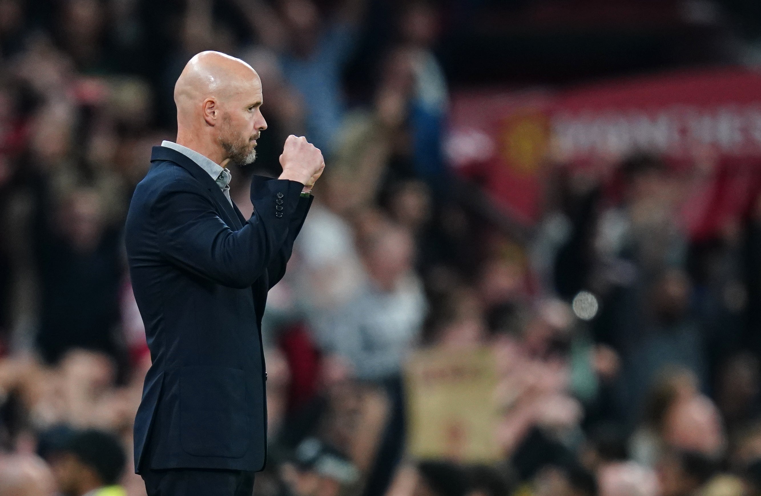 Erik ten Hag’s side saw off Liverpool on Monday (David Davies/PA)