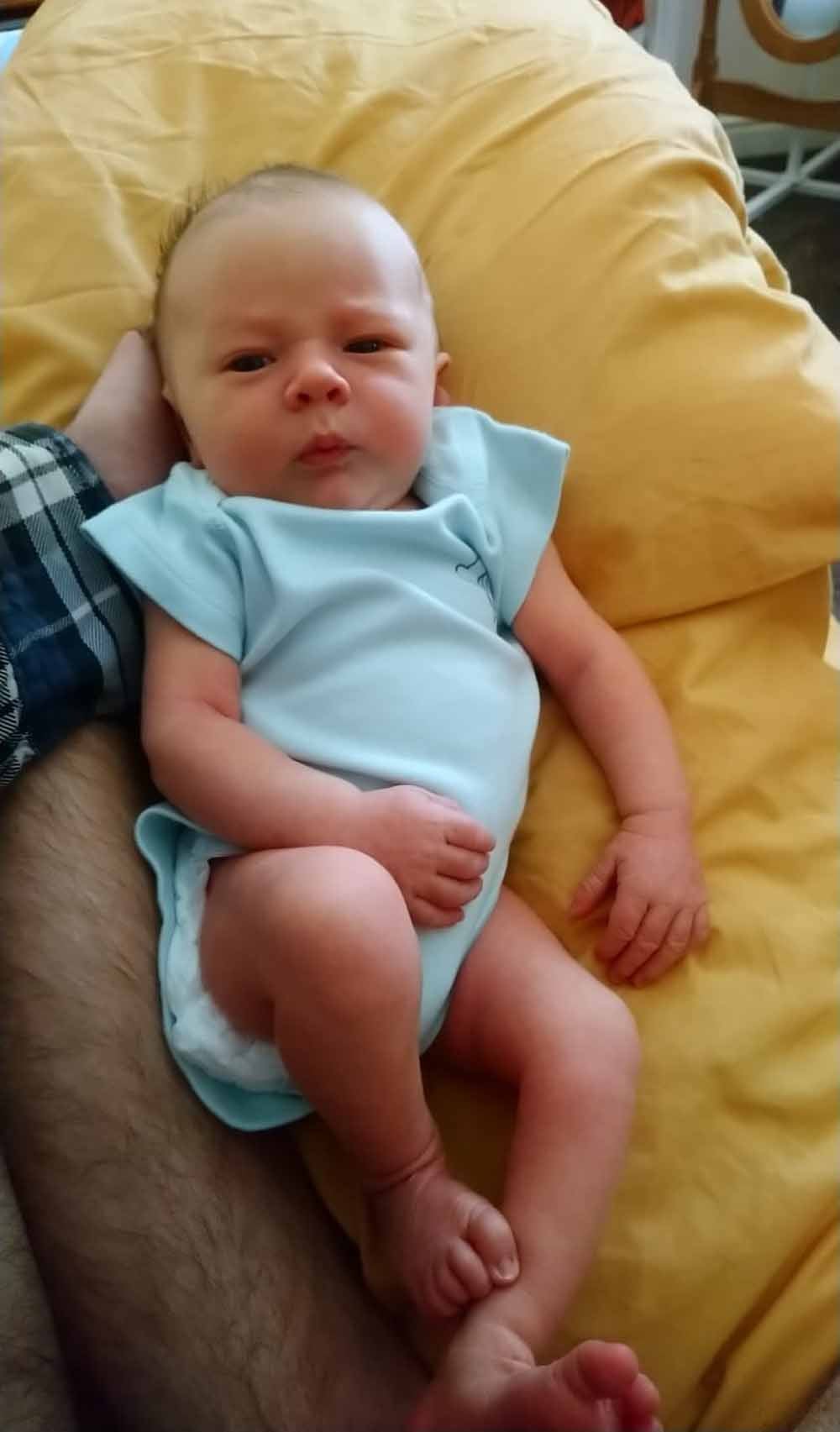 Rowan is now six weeks old. (Collect/PA Real Life)