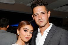 Sarah Hyland wore two Vera Wang dresses for her wedding to Wells Adams