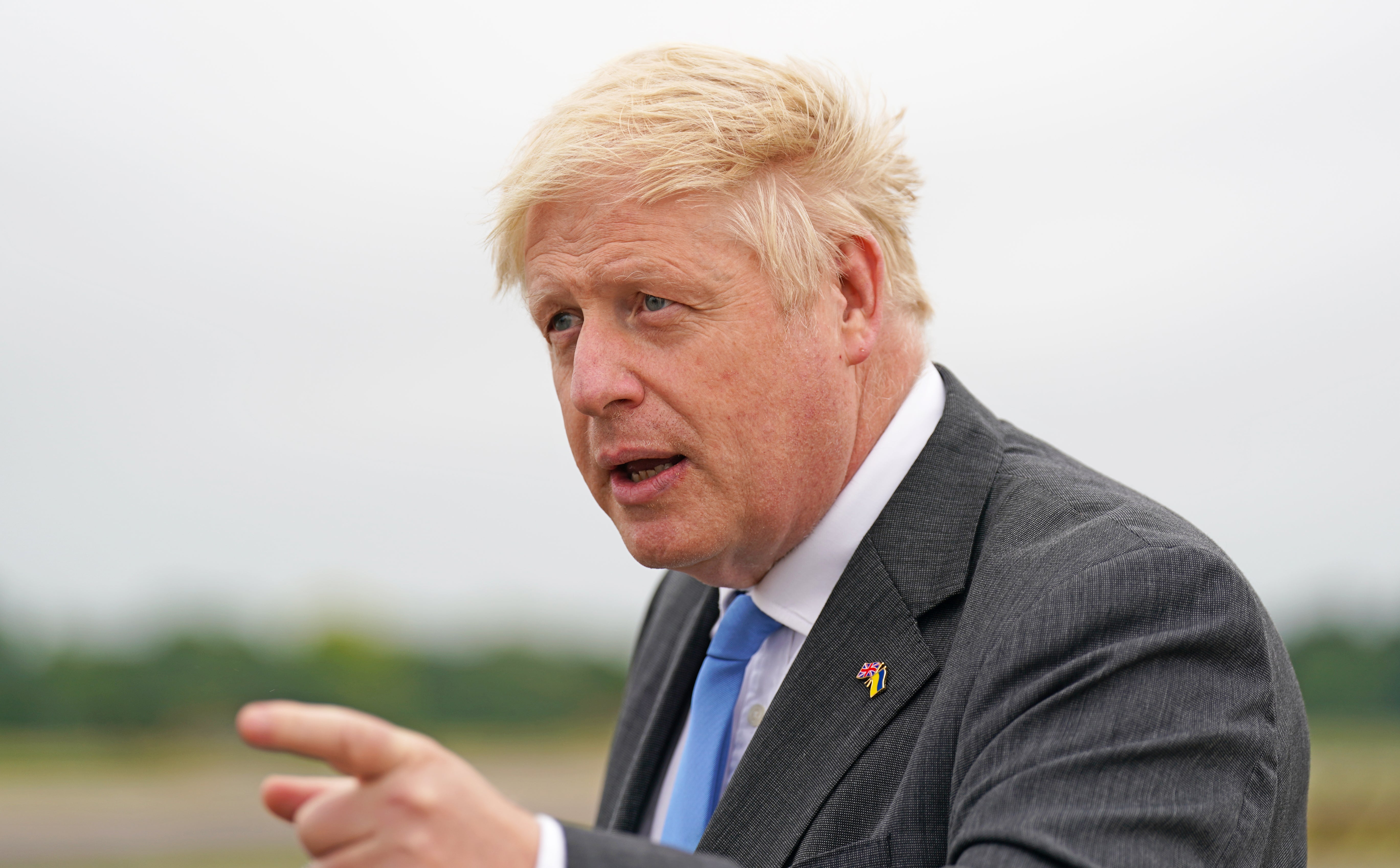 Boris Johnson was speaking at the international Crimea Platform conference (Joe Giddens/PA)