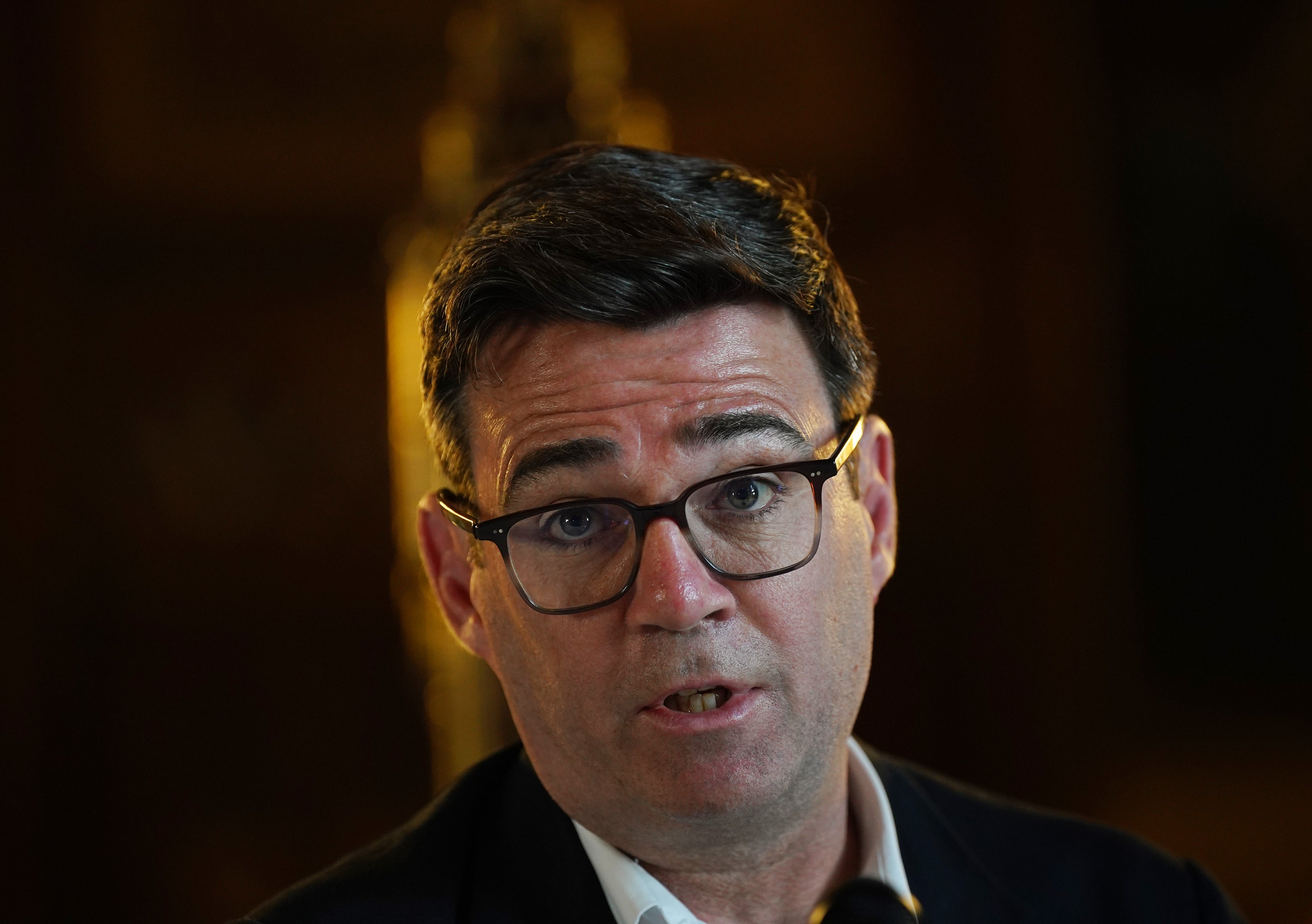 Andy Burnham spke at an Edinburgh Fringe event (Yui Mok/PA)