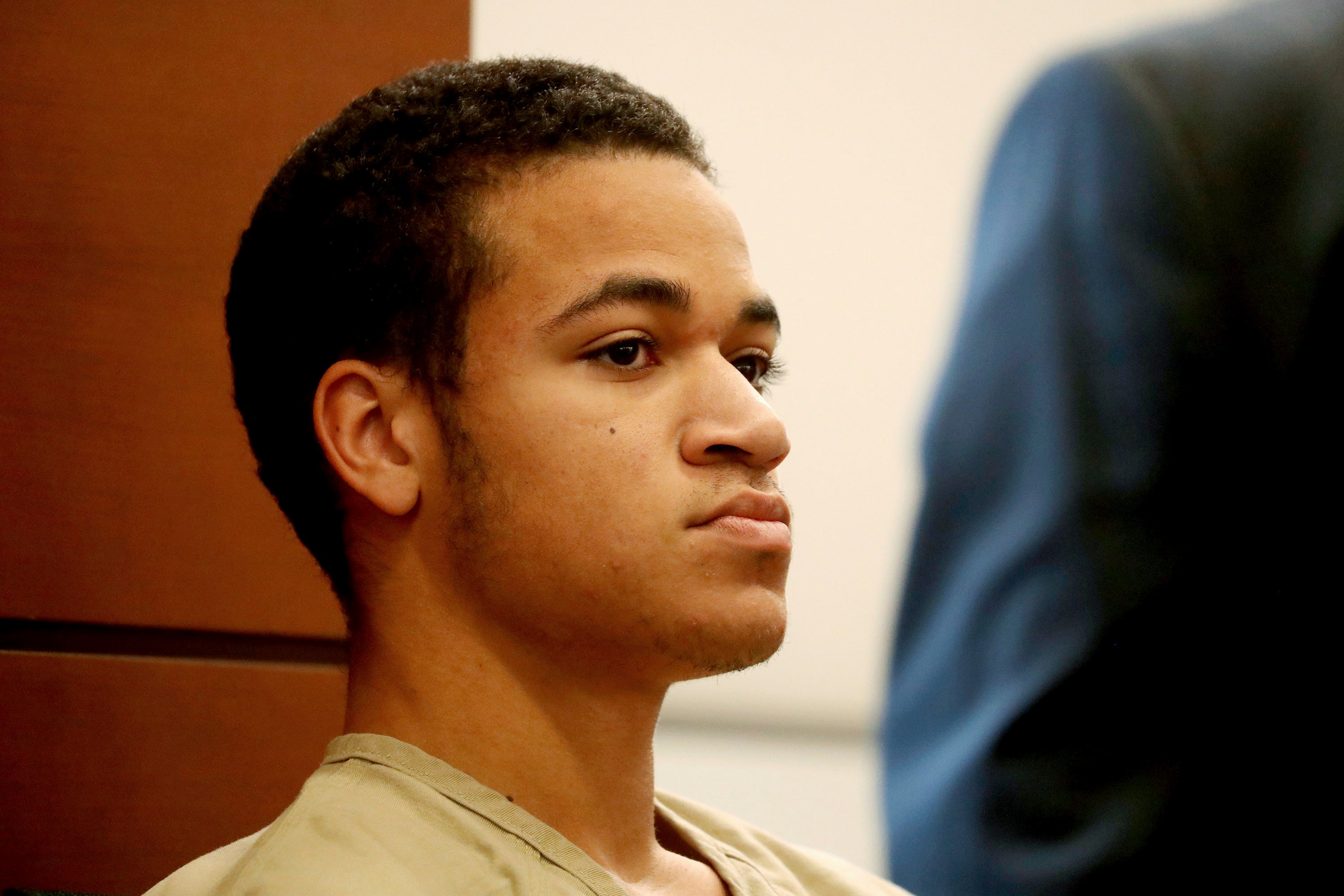 Zachary Cruz, brother of Nikolas Cruz, appears in court in Fort Lauderdale in March 2018 on trespassing charges