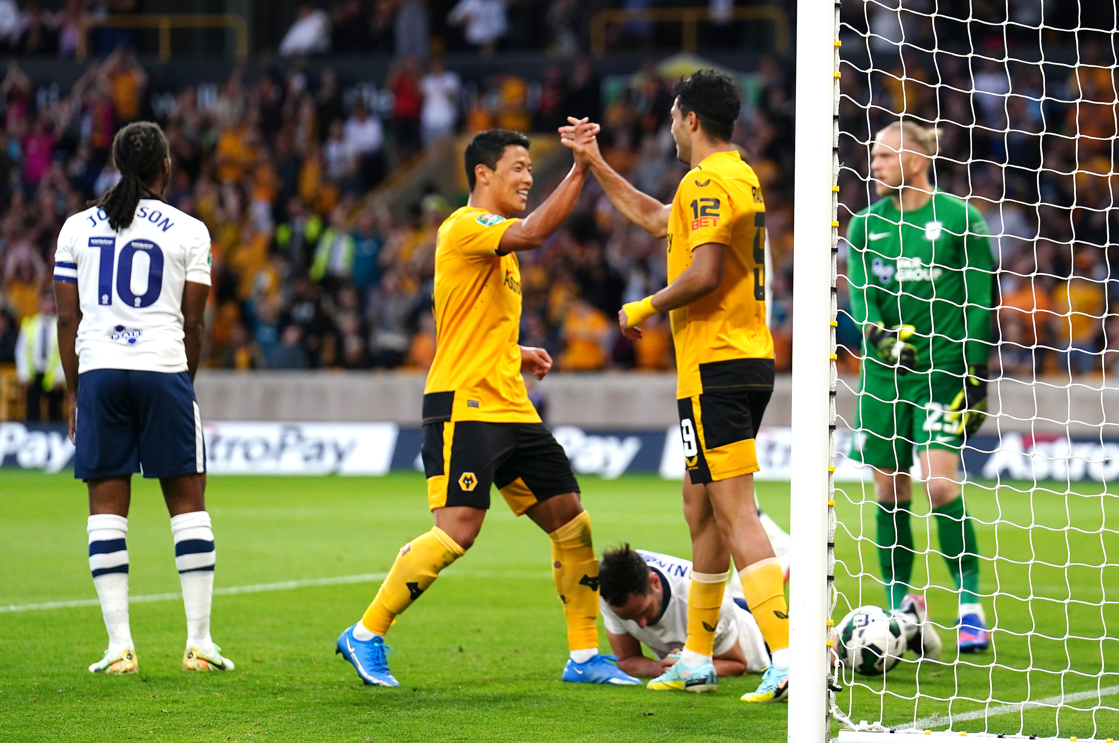 Raul Jimenez netted the opener against Preston (David Davies/PA)