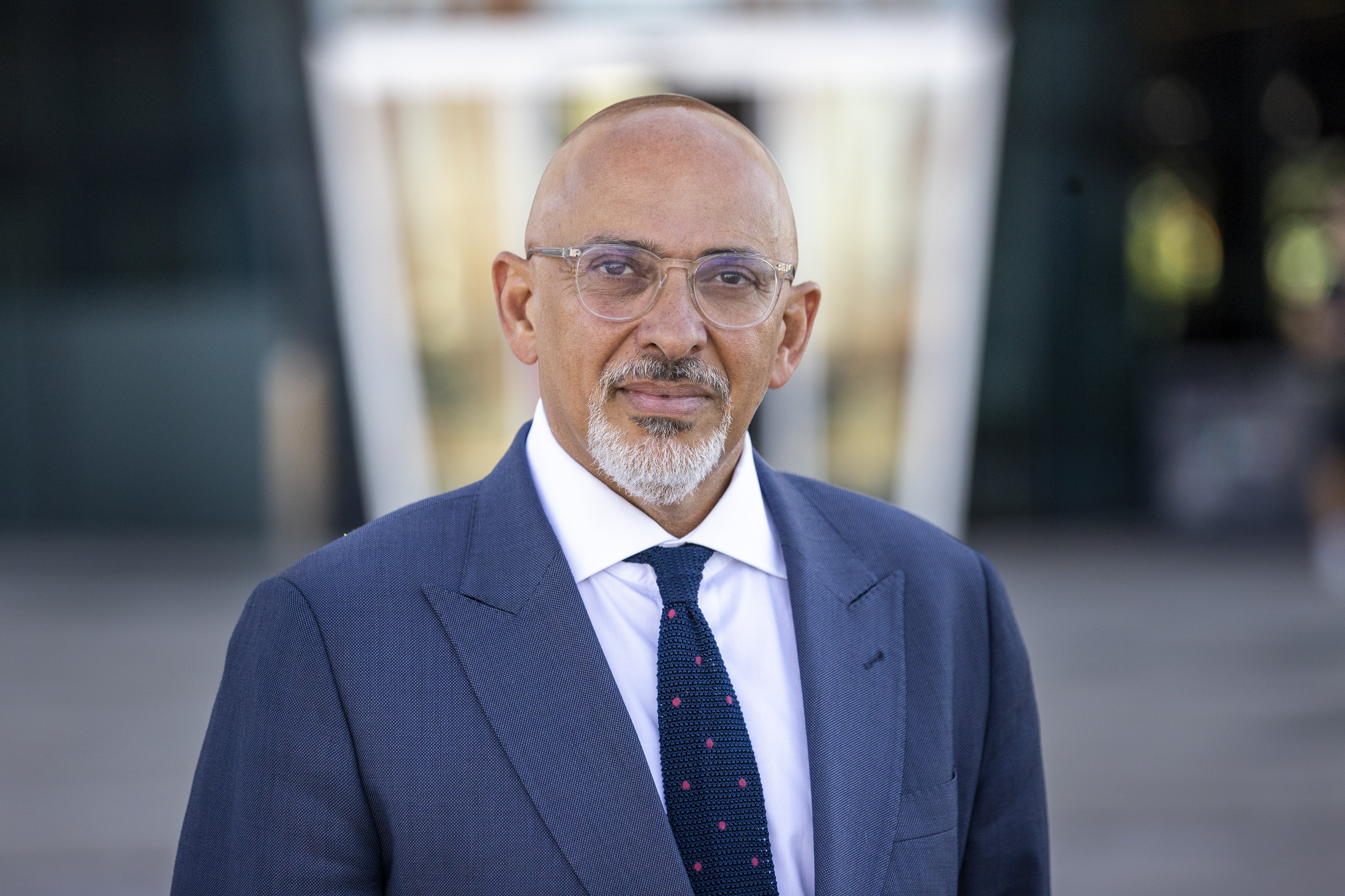 Chancellor Nadhim Zahawi, at Titanic Belfast, during a visit to Belfast (Liam McBurney/PA)