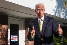 Charlie Crist wins Democratic primary to face Ron DeSantis in Florida governor’s race