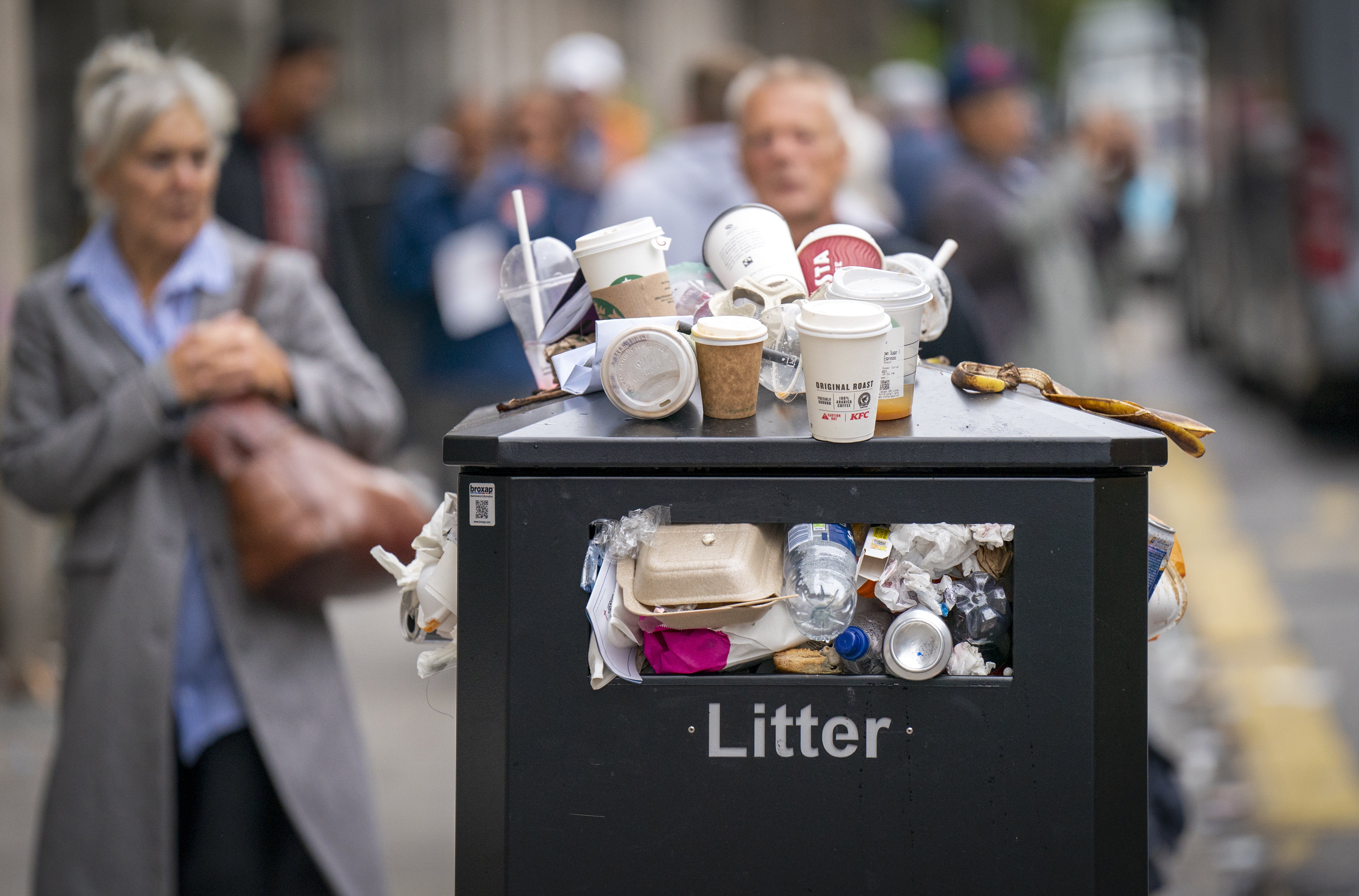 The mountains of rubbish that have greeted festival-goers and made Edinburgh residents’ lives misery are set to become a familiar sight across Scotland as waste workers at more councils walk out (PA)