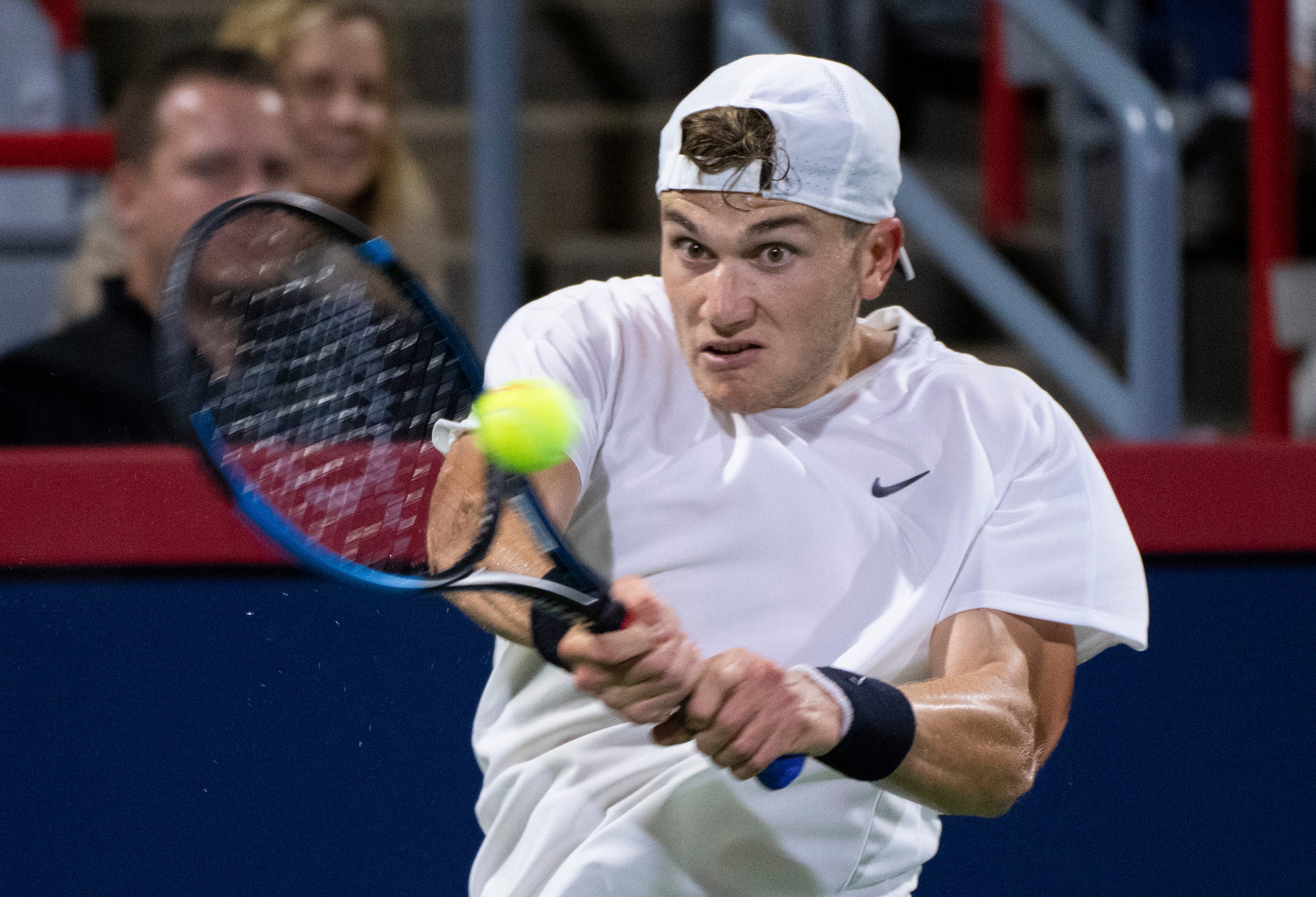 British number four Jack Draper has beaten veteran Italian Fabio Fognini at the ATP Winston-Salem Open in North Carolina to set up a last-16 encounter against Dominic Thiem (Paul Chiasson/The Canadian Press/AP)