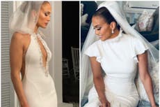 All three of Jennifer Lopez’s wedding dresses shared one unusual detail