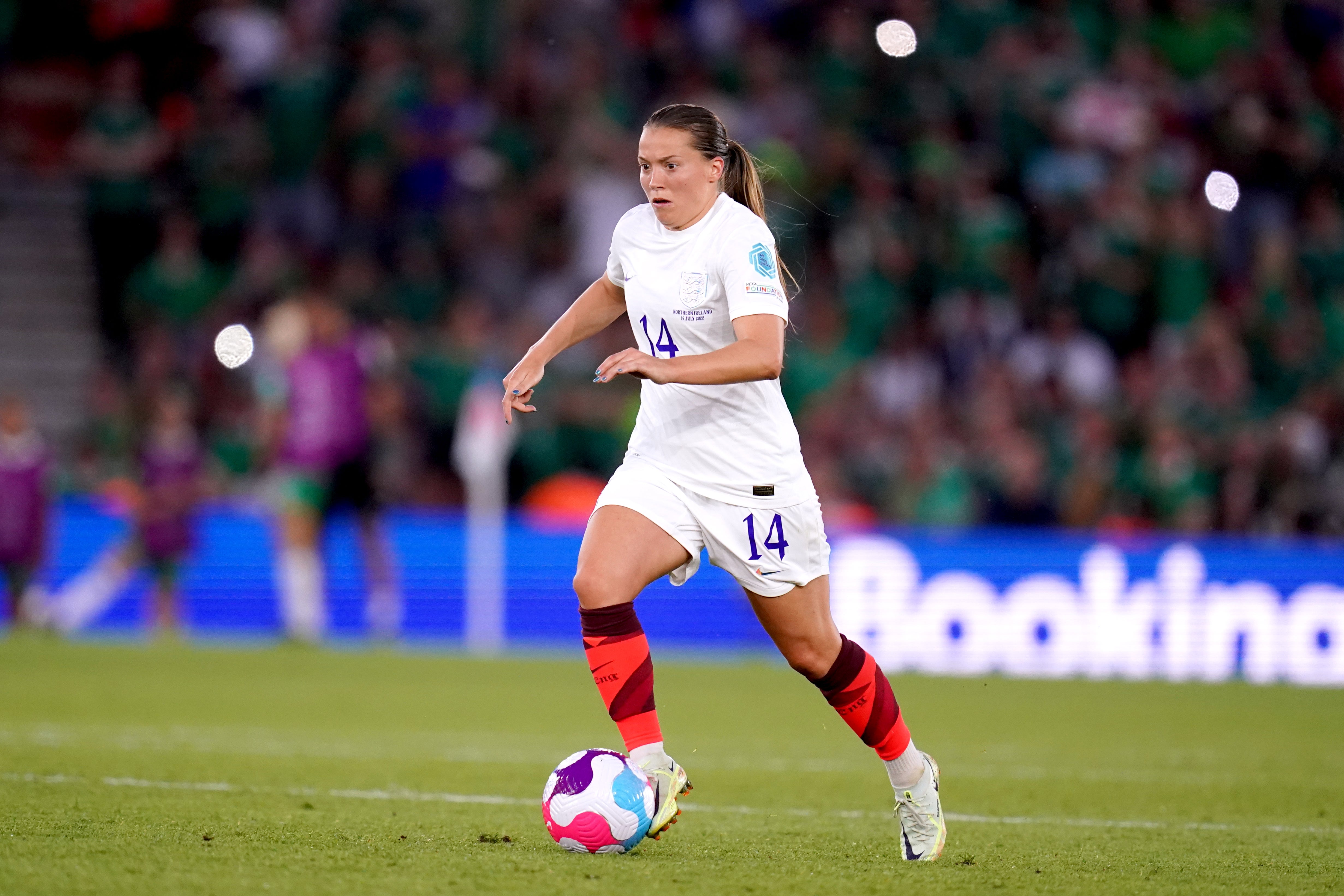 Fran Kirby in action at the Euros (John Walton/PA).