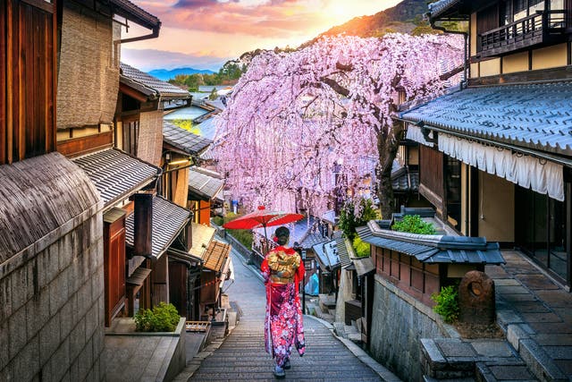 <p>Kyoto in Japan </p>