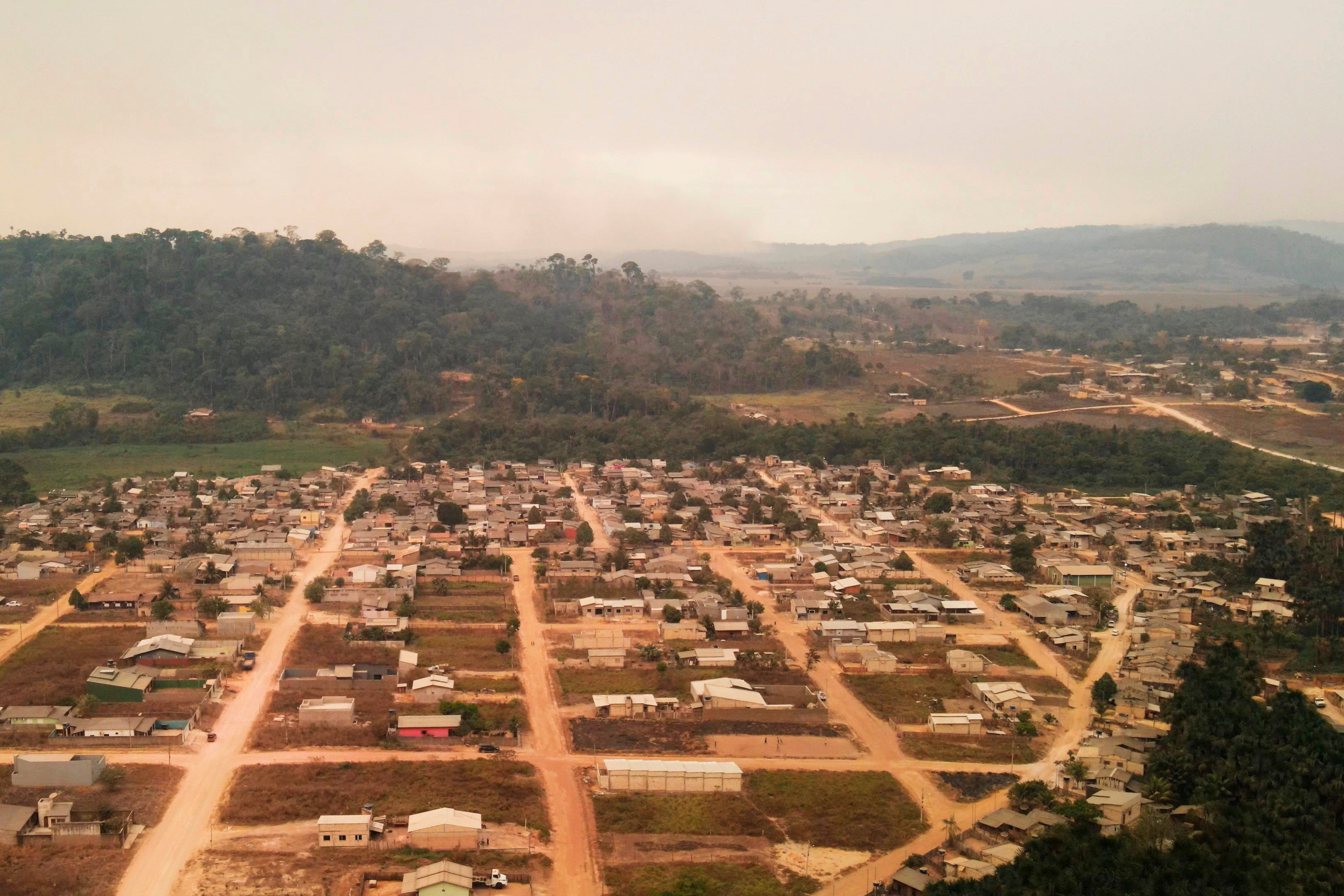Brazil Rainforest Deforestation Road