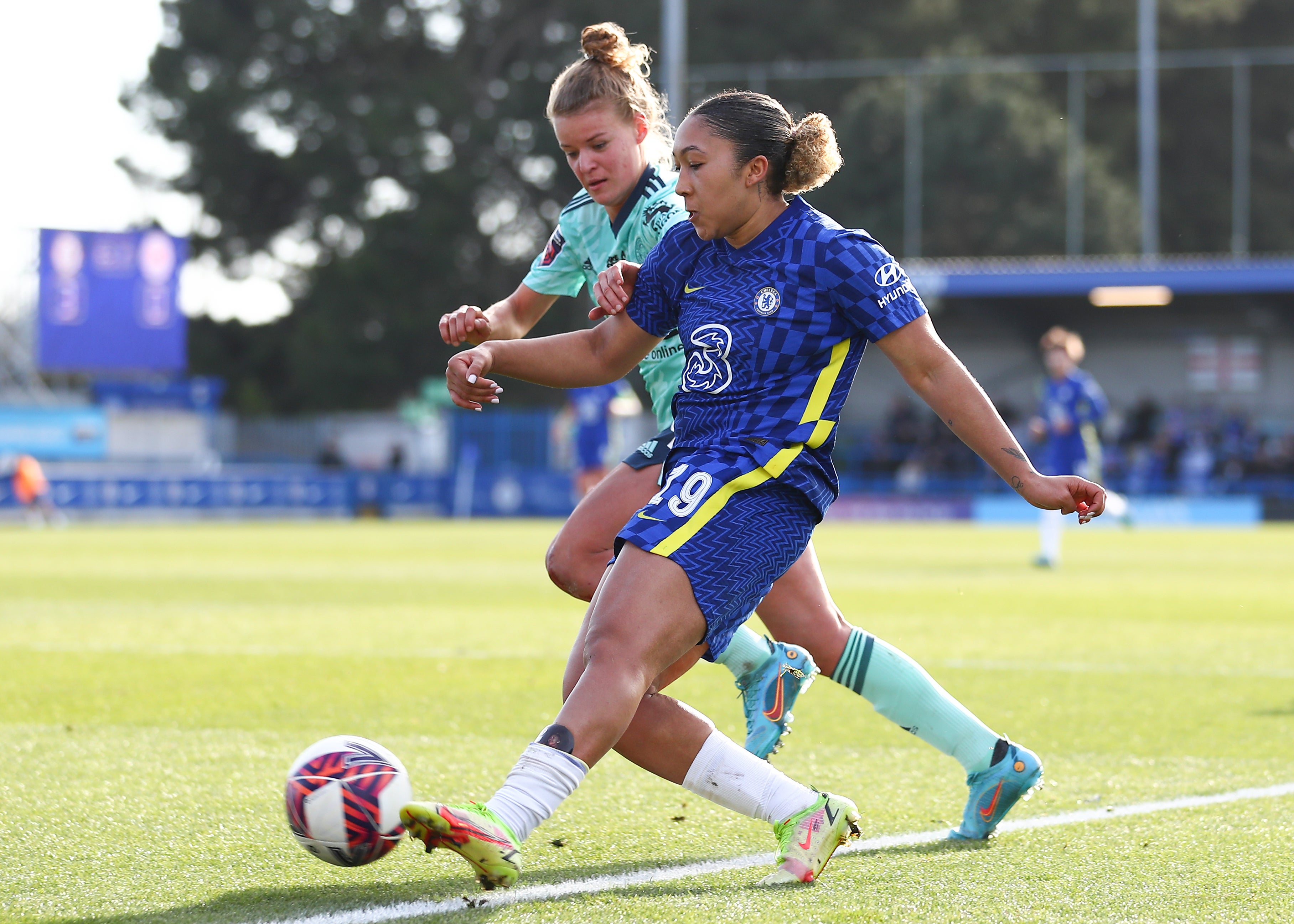 The uncapped Lauren James (right) has been included in Sarina Wiegman’s squad (Jacques Feeney/PA).