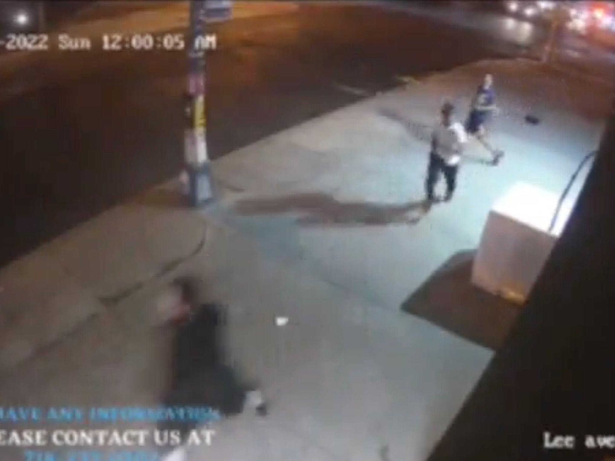 A Jewish man being pursued by two suspects on Lee Avenue, Brooklyn