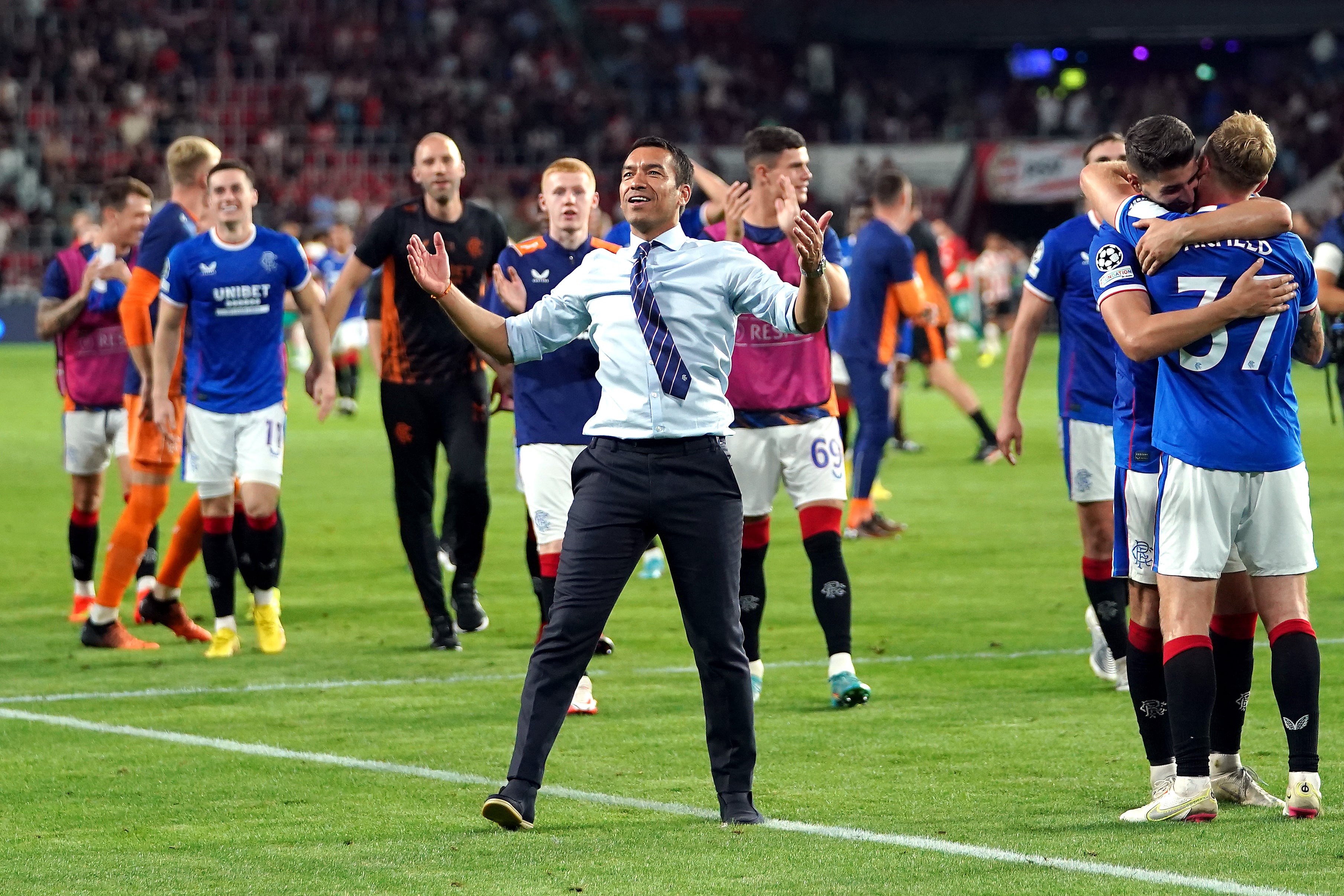 Rangers got the job done in Holland (Zac Goodwin/PA)