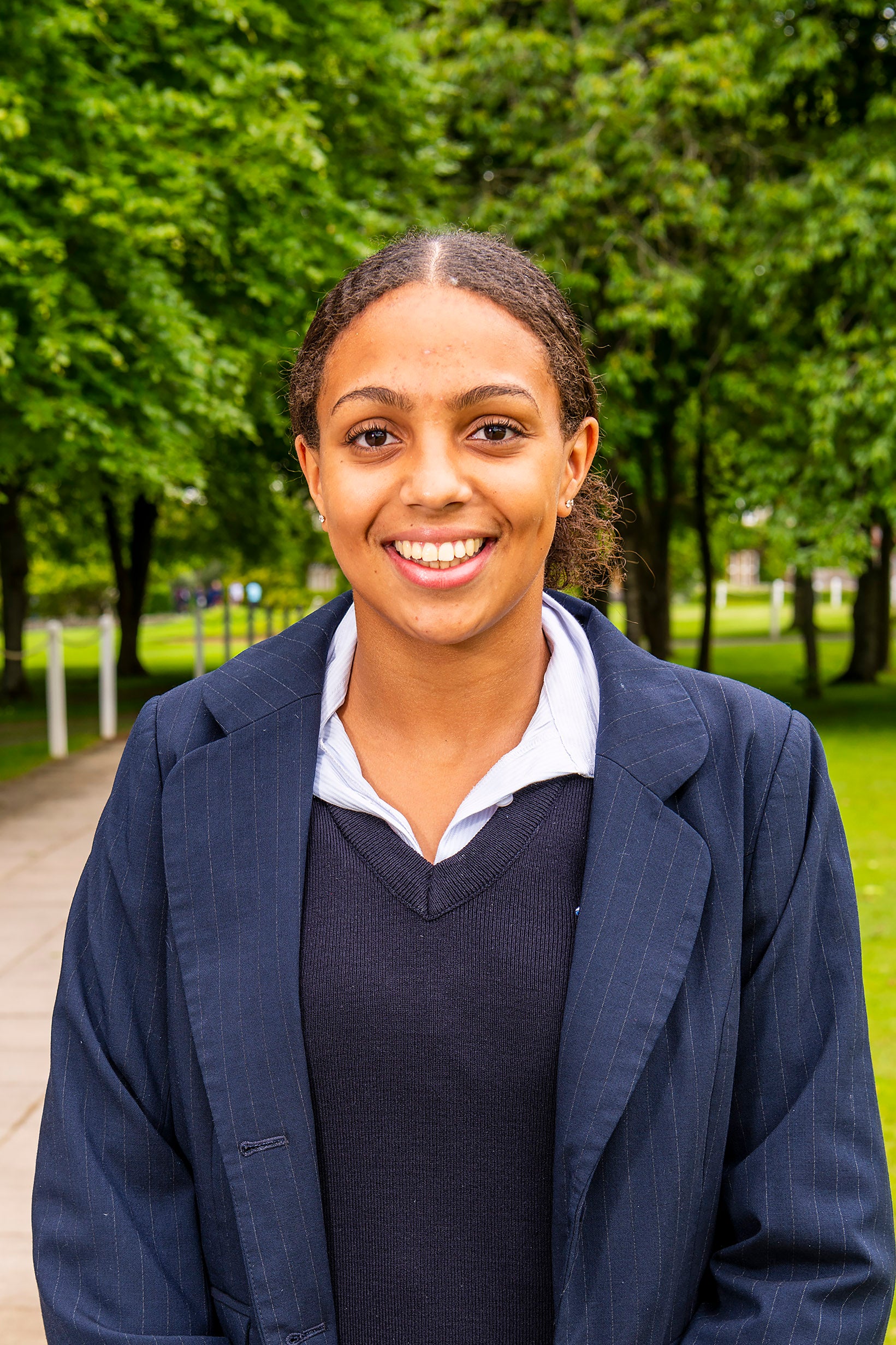 Commonwealth Games swimmer Jade Phiri combined her tough training schedule with her studies (Millfield School/PA)