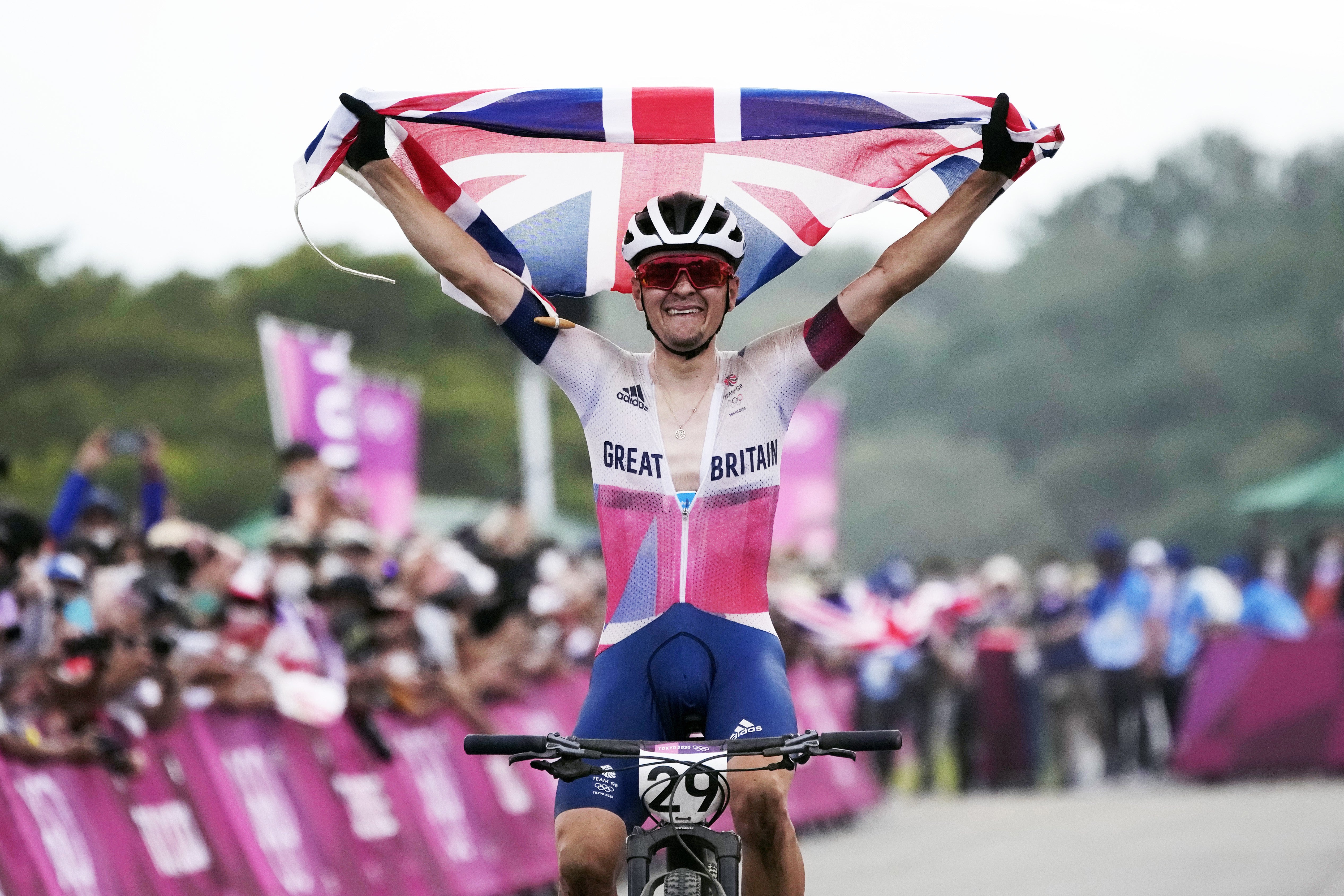 Tom Pidcock enjoyed a breakthrough moment with Olympic gold in Tokyo (PA)