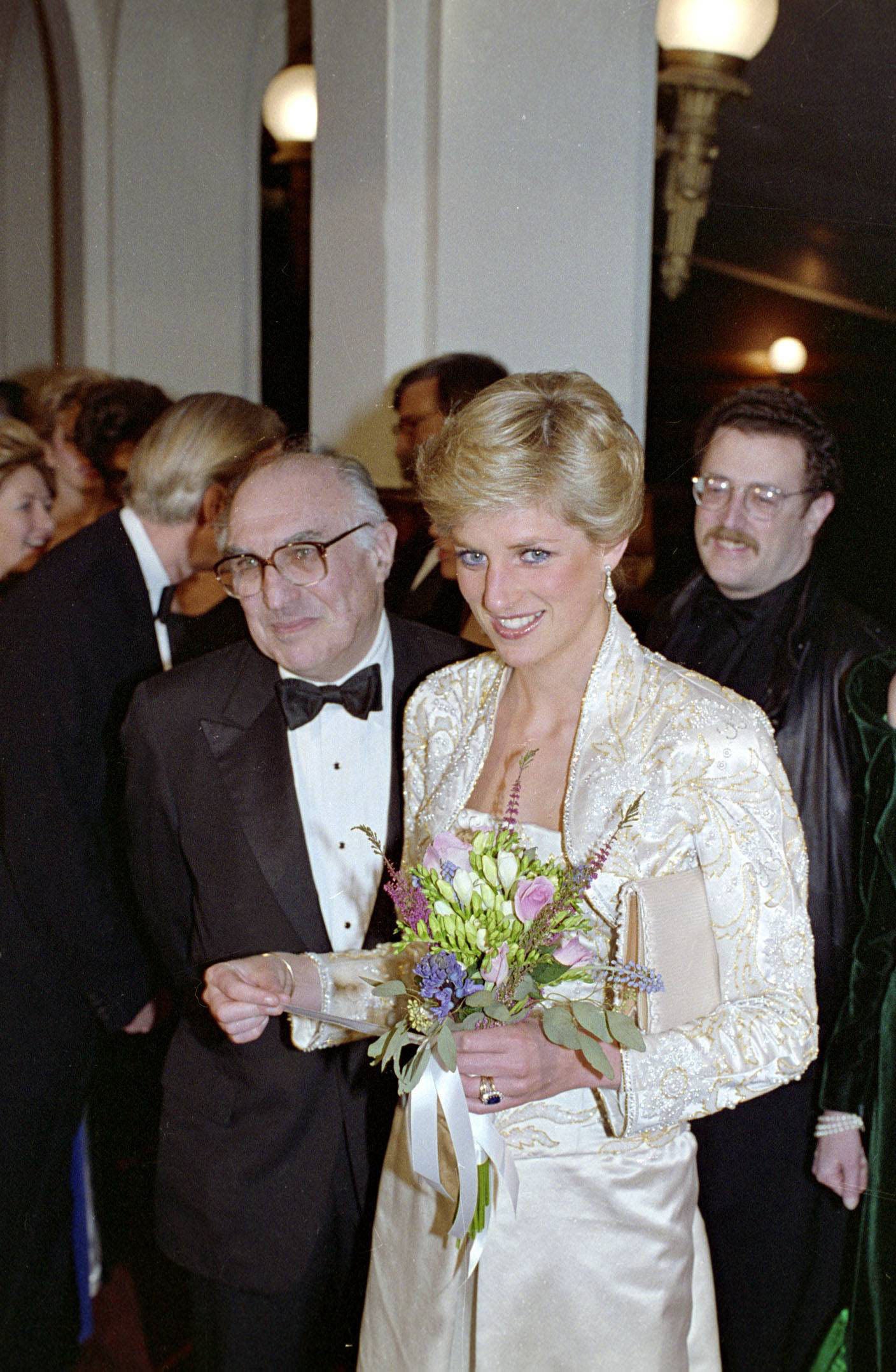 Diana at the Welsh National Opera performance in Brooklyn, part of her first solo tour