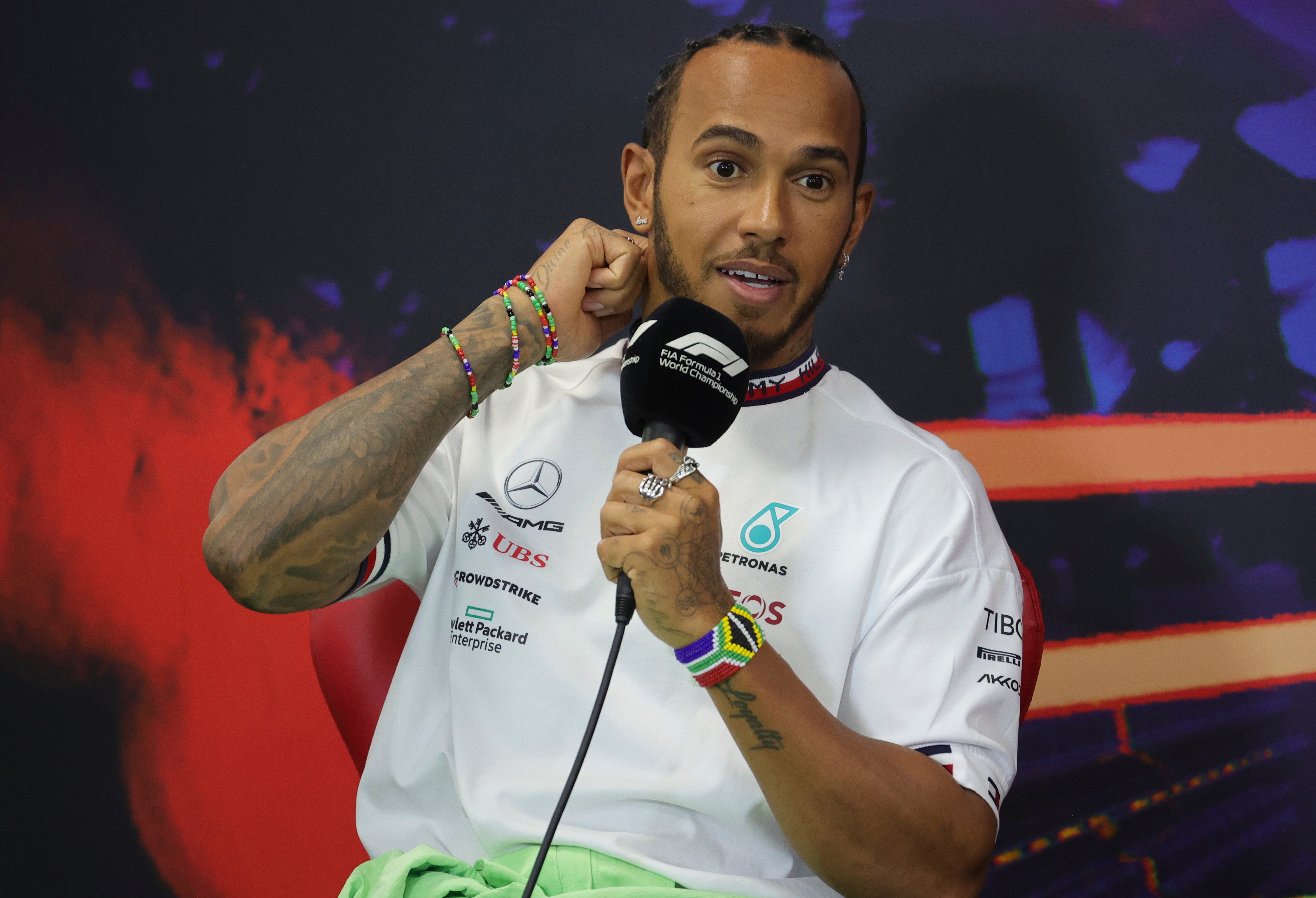 Lewis Hamilton hopes to end his losing streak at this weekend’s Belgian Grand Prix (Olivier Matthys/AP)