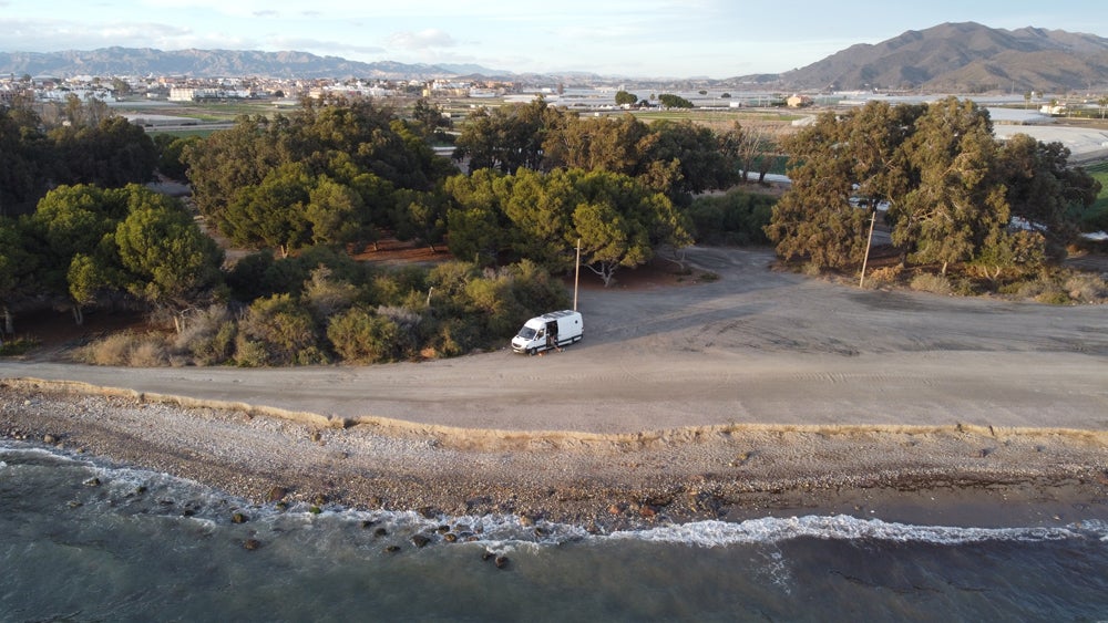 The van in Croatia in February this year (Collect/PA Real Life)