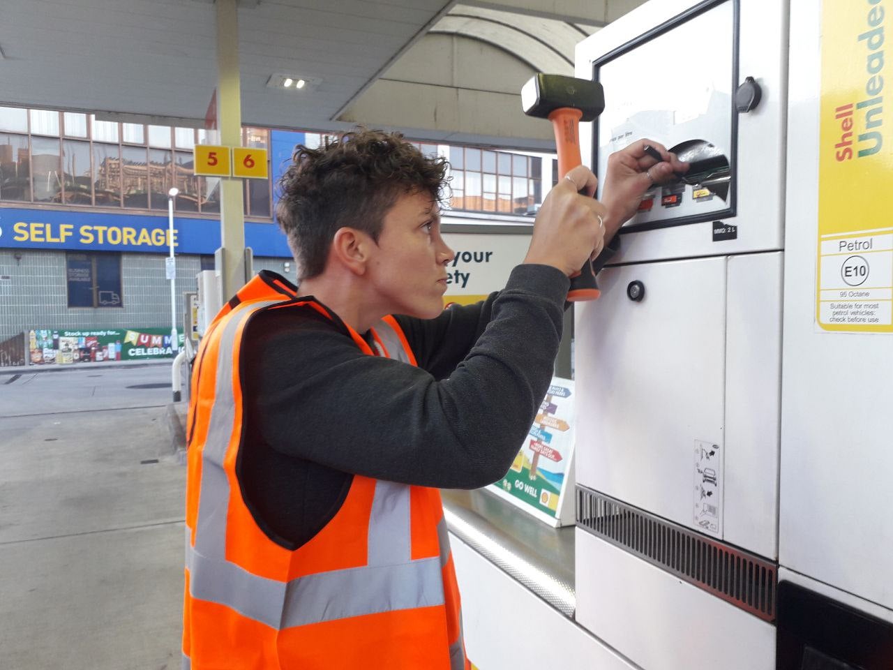 Climate group Just Stop Oil said 51 of its supporters are disrupting seven petrol stations across London (Just Stop Oil/PA)