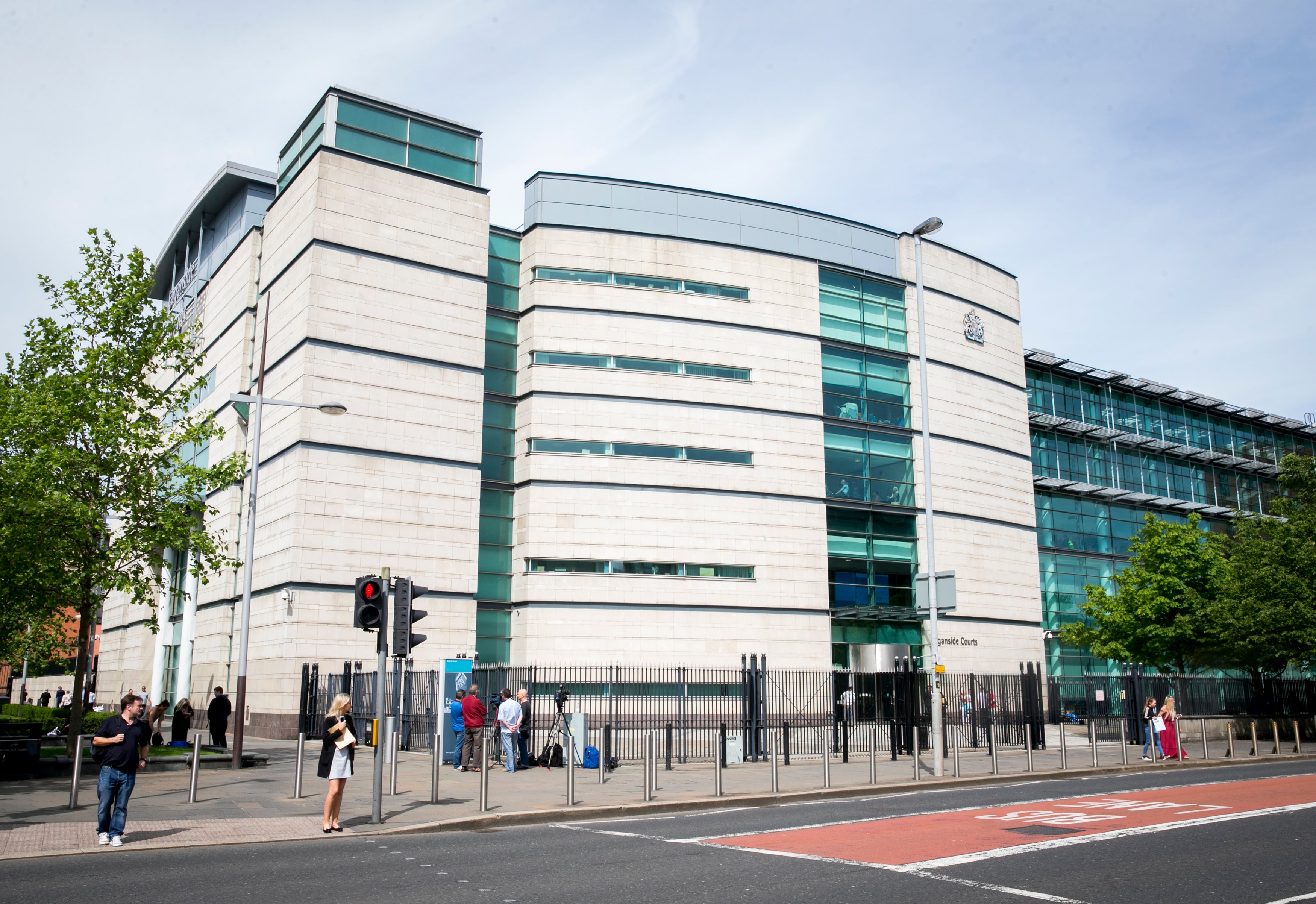 The two men appeared via videolink at Laganside Courts in Belfast on Friday morning (Liam McBurney/PA)