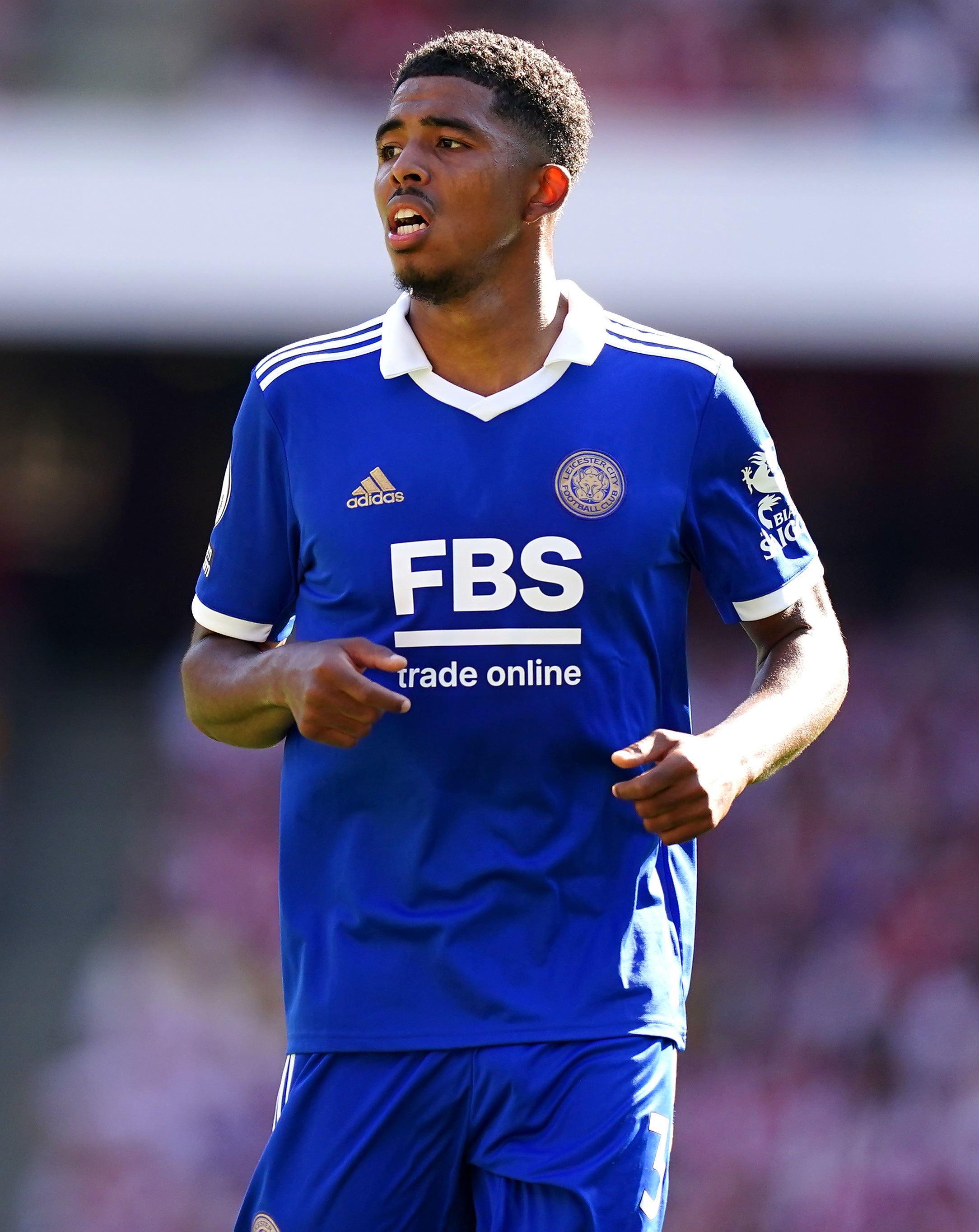 Leicester’s Wesley Fofana has been the subject of three rejected bids from Chelsea (Mike Egerton/PA)