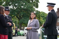 Gun crime across UK cities a ‘major concern’, Patel says during Liverpool visit