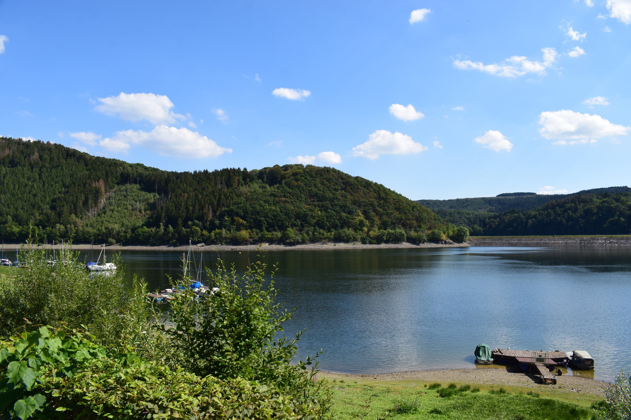 The two brothers were in a designated swimming area on the Eiserbach lake south of Aachen when they disappeared