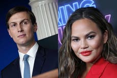 Jared Kushner calls Chrissy Teigen a ‘nasty troll’ for criticising wife Ivanka Trump
