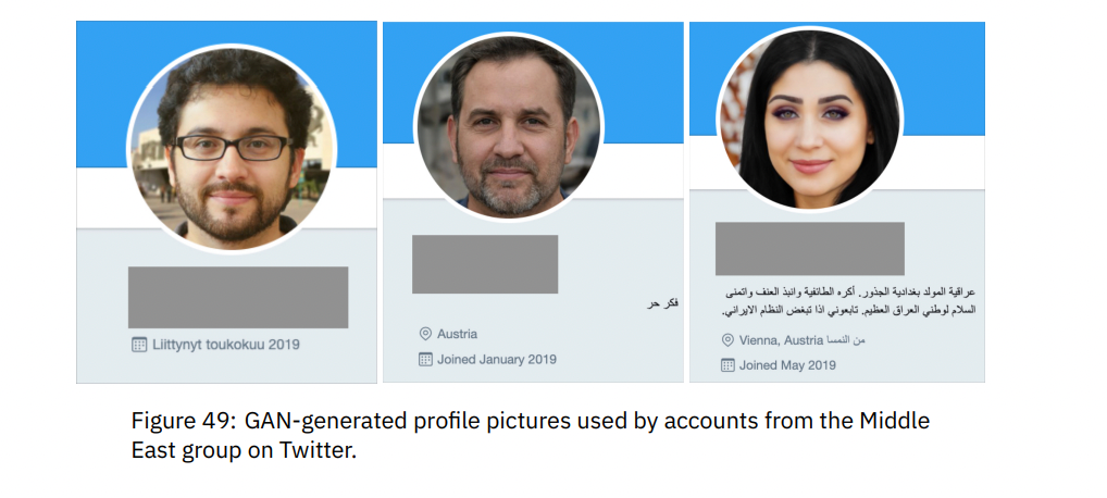 Twitter and Meta, Facebook and Instagram’s parent company, deleted two sets of fake accounts using artificially generated images