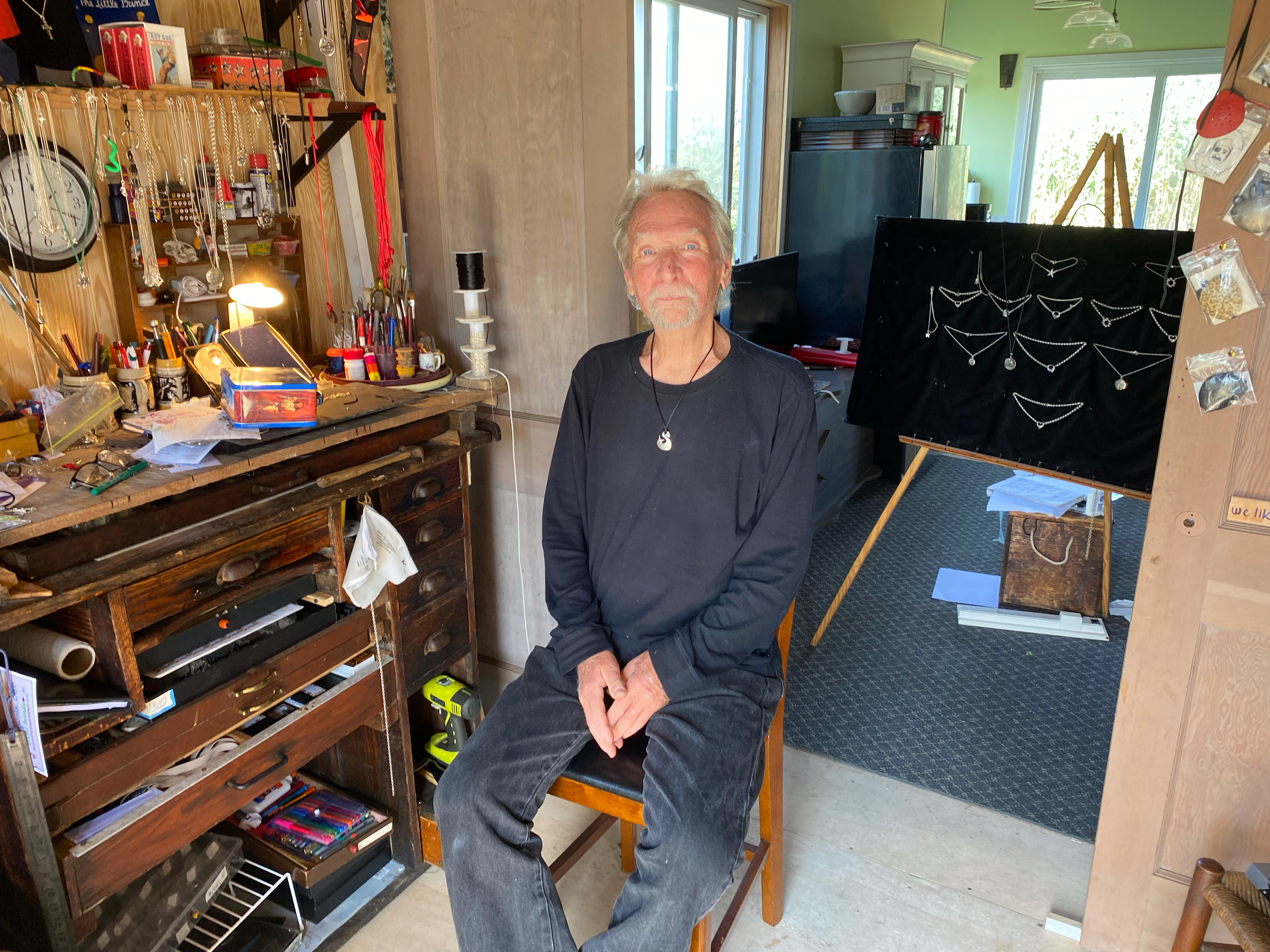 Artist Kenny Goodman, who has lived on Fire Island since in 1968, says locals are resistant to change