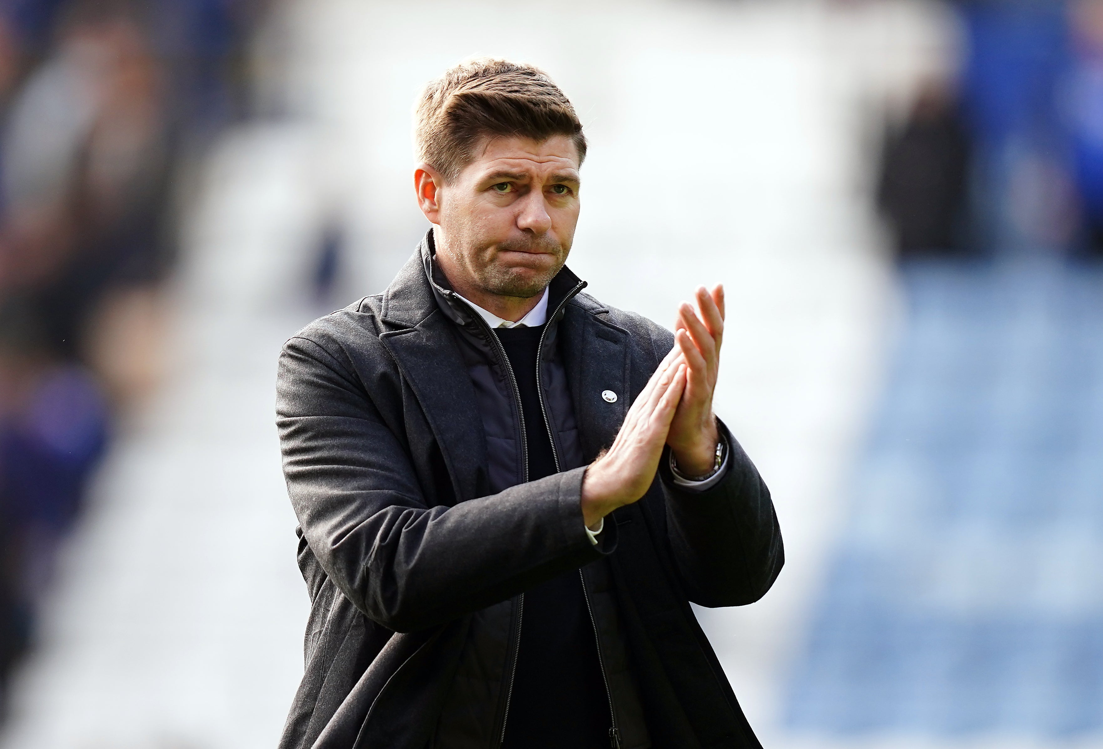 Aston Villa manager Steven Gerrard is wary of West Ham. (Mike Egerton/PA)