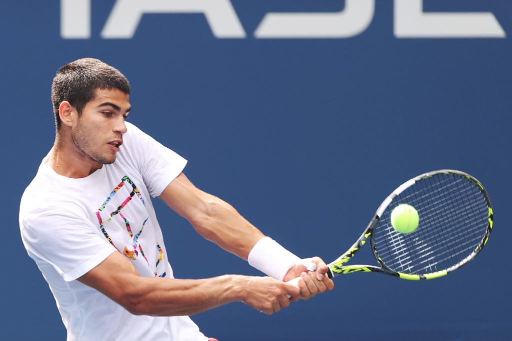 Alcaraz announced himself at last season’s US Open but has taken some tough defeats in grand slams this season