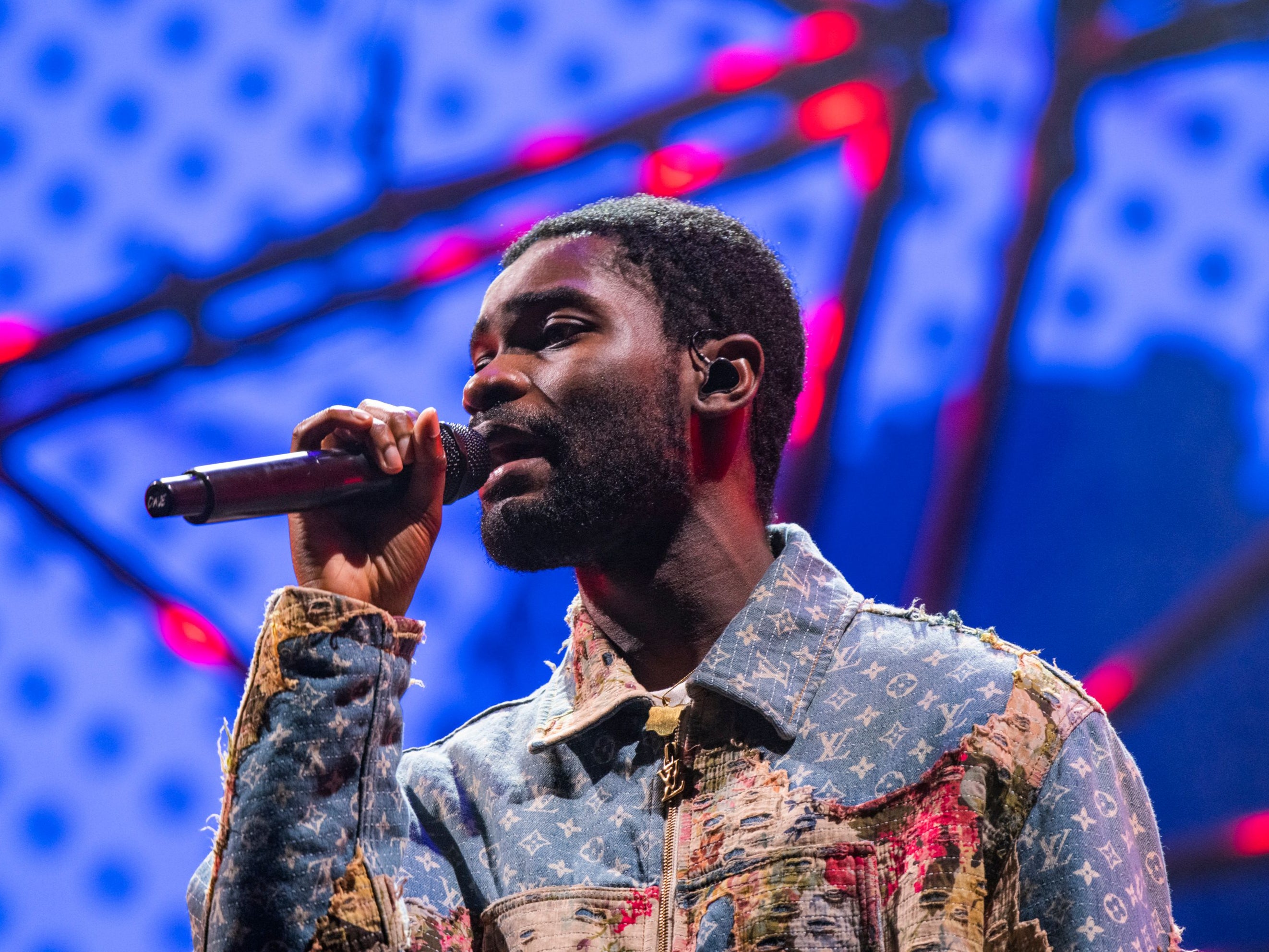 Dave performing at Reading festival