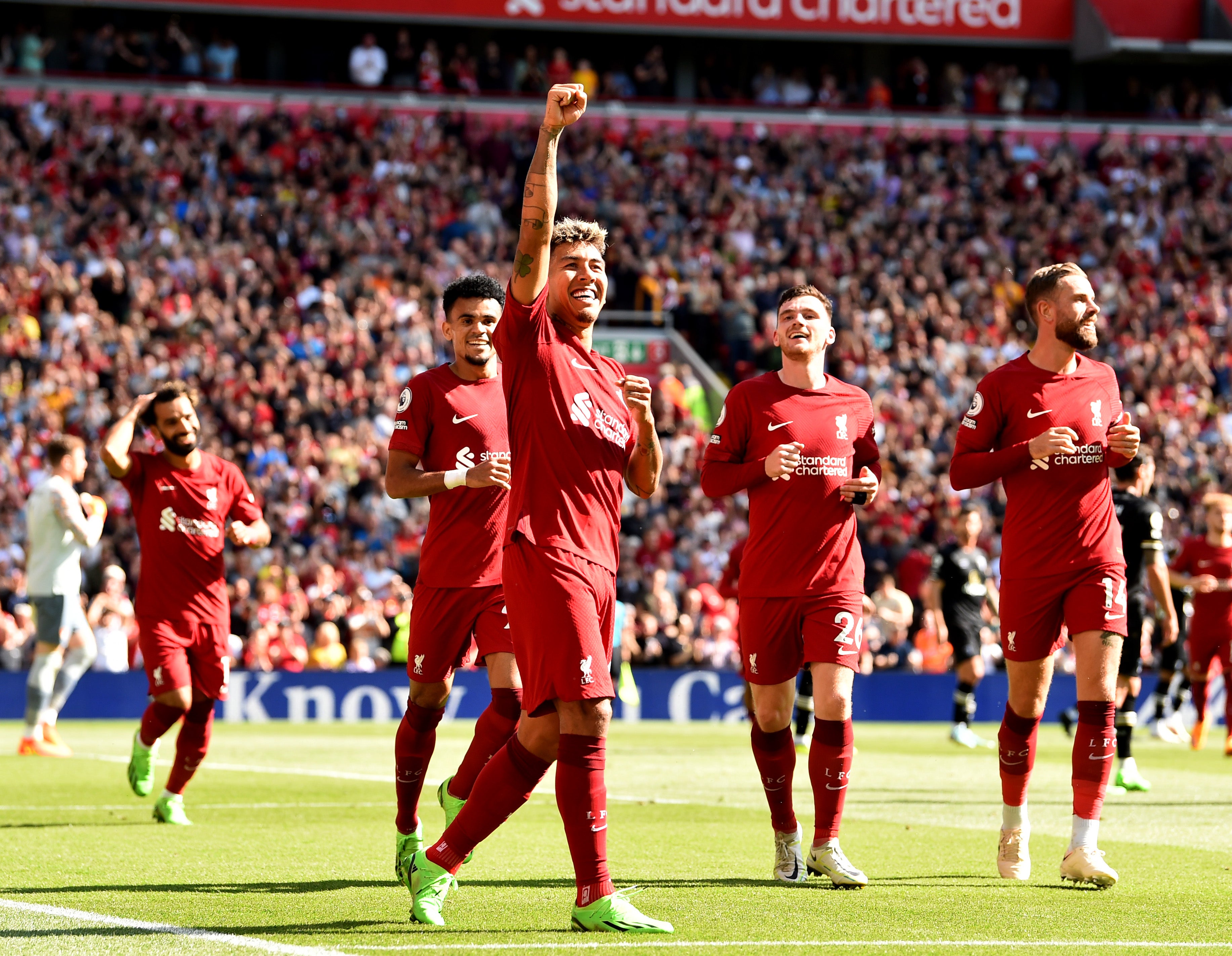 Firmino was pivotal for Liverpool