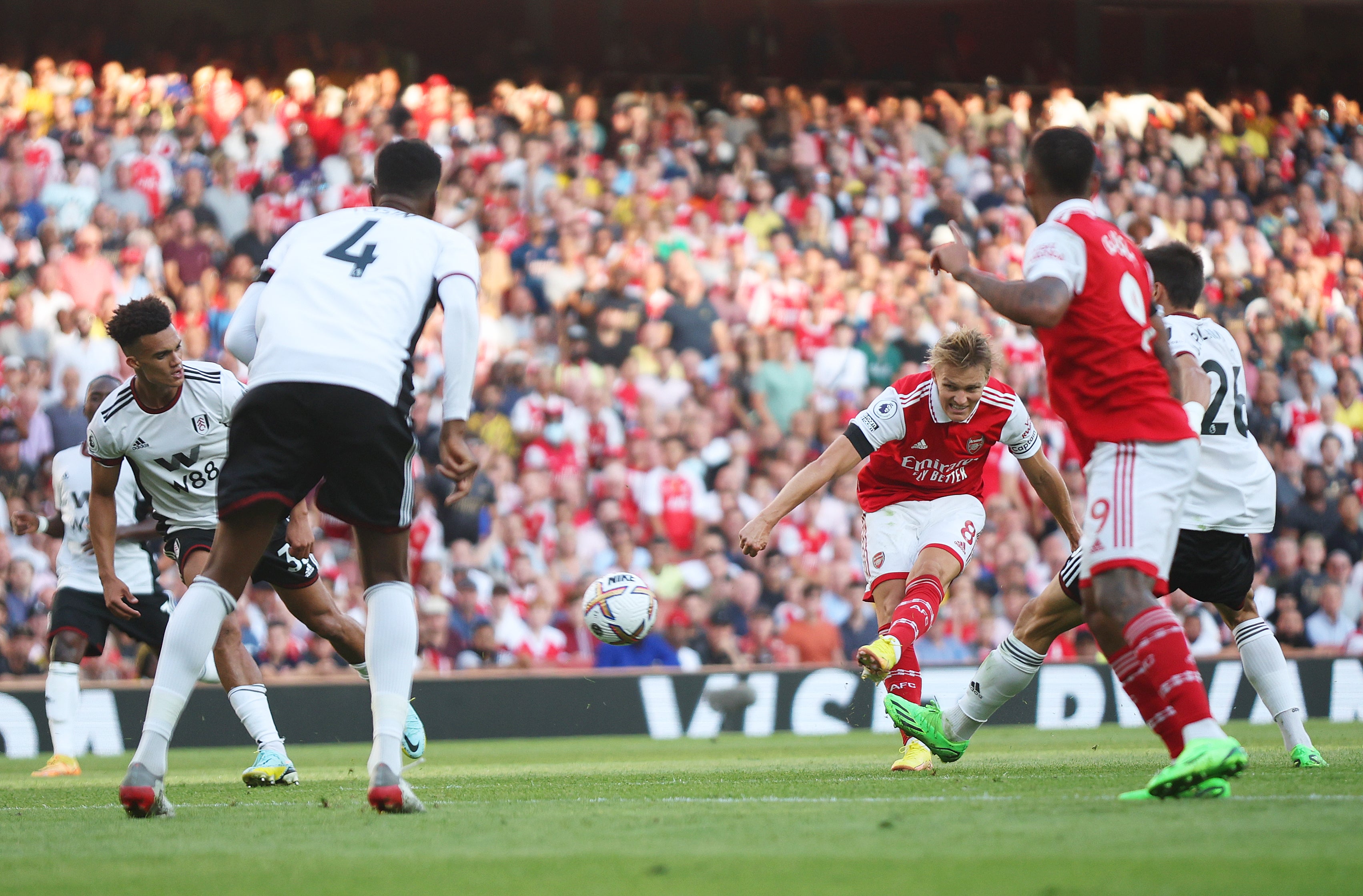 Martin Odegaard notched Arsenal’s equaliser