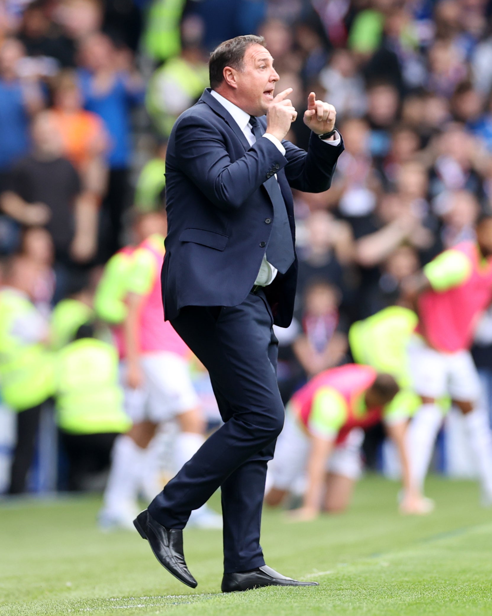 Ross County manager Malky Mackay was unhappy with Ibrox referee (Steve Welsh/PA)