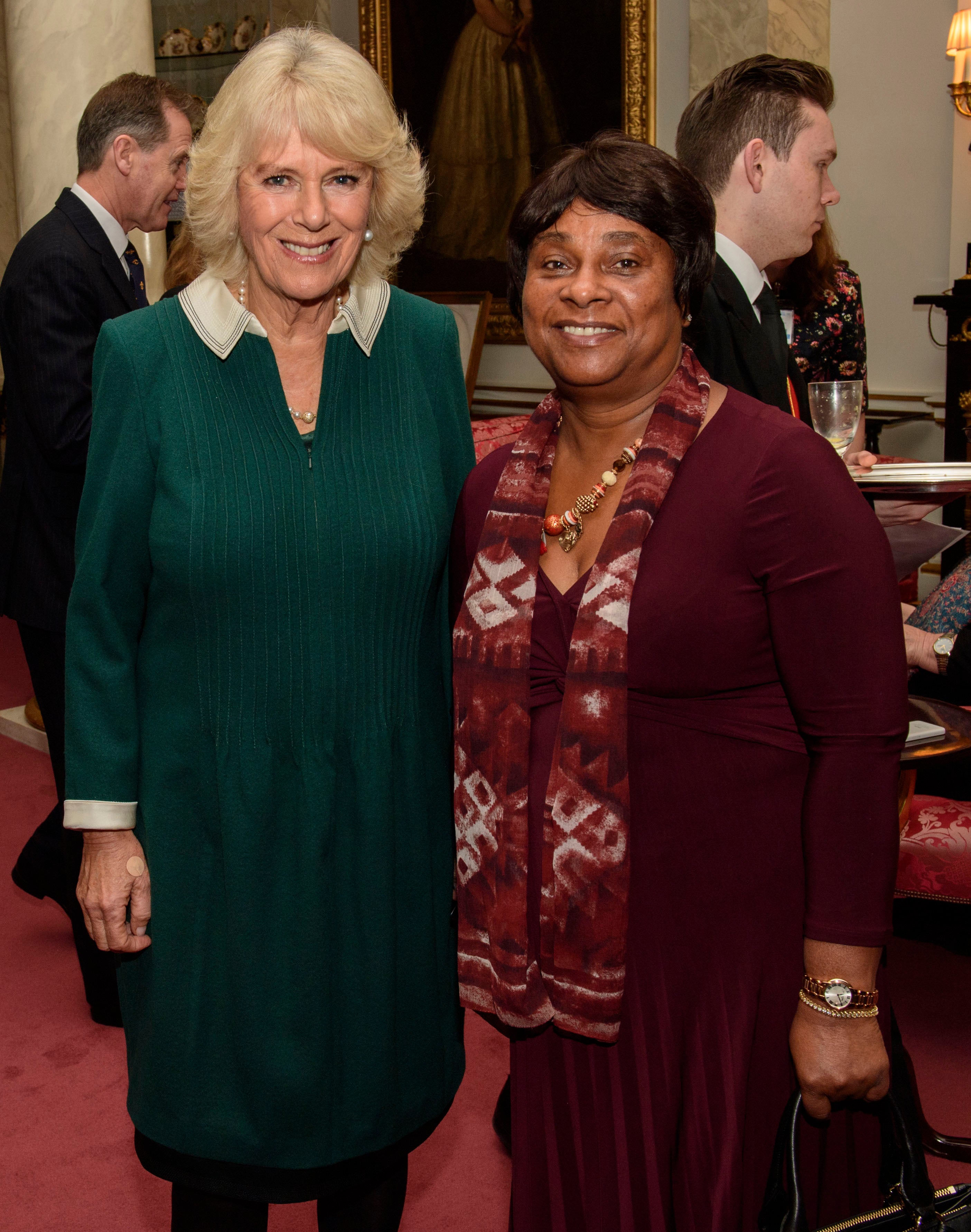 The Duchess of Cornwall with Baroness Doreen Lawrence