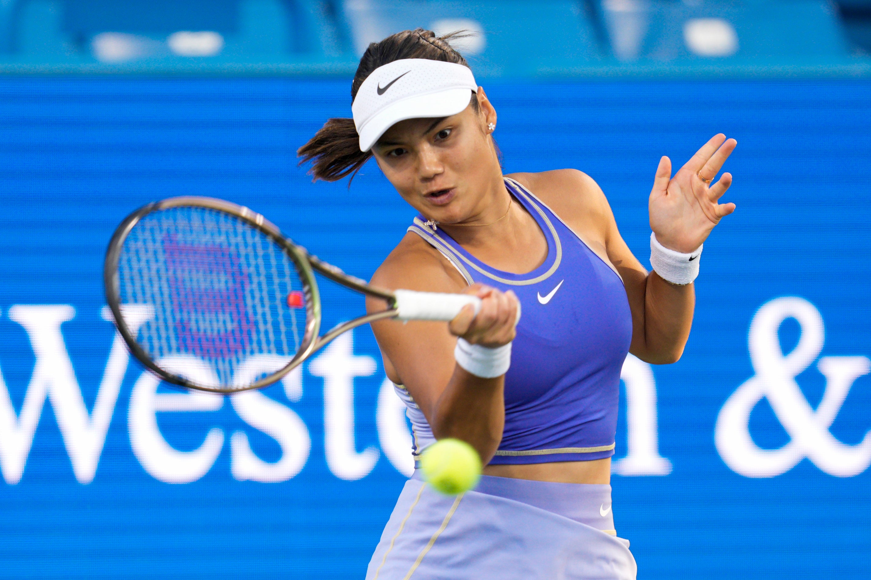 Emma Raducanu is hoping to build on her Cincinnati form (Jeff Dean/AP)