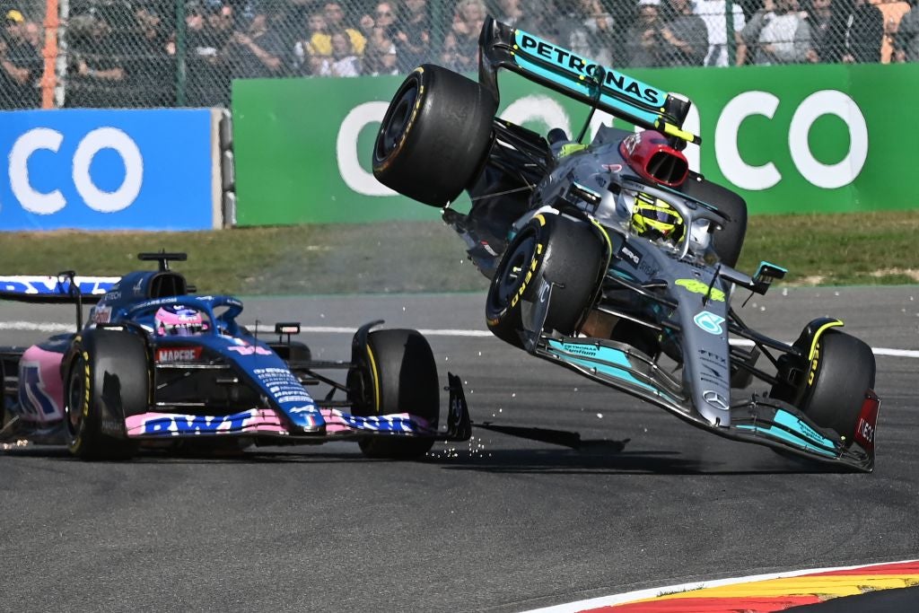 Hamilton took responsibility for his first-lap collision with Fernando Alonso