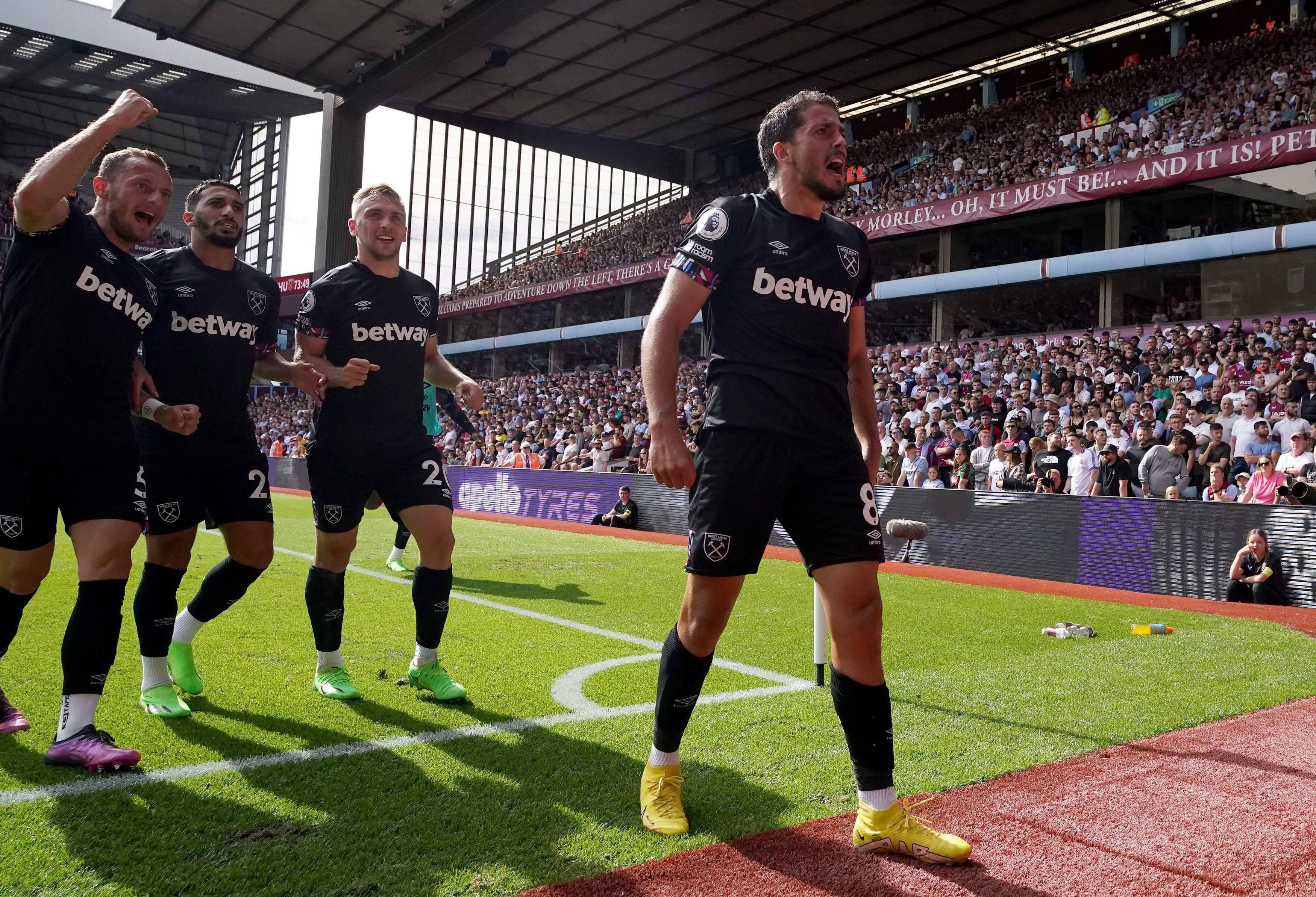 West Ham’s first goal, and win, of the season came from Pablo Fornals