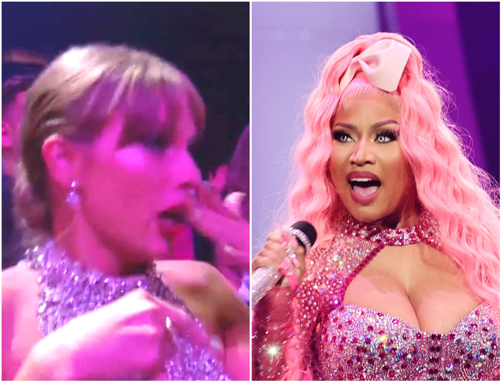 2022 MTV VMAs: Taylor Swift seen flawlessly rapping all the words to Nicki Minaj’s ‘Super Bass’