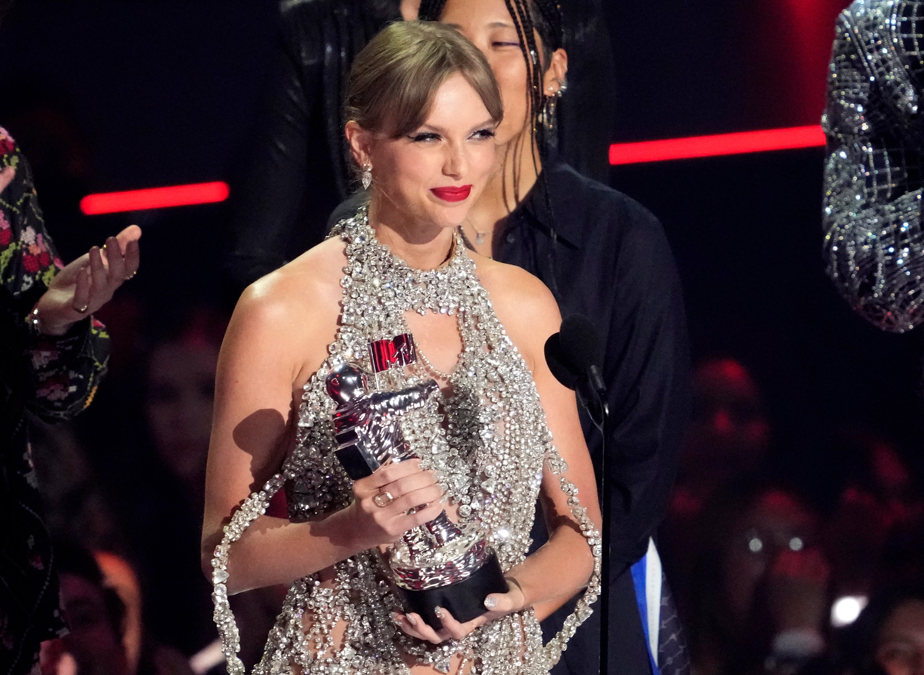 Taylor Swift announces new album as she scoops top MTV VMA prizeTaylor Swift announces new album as she scoops top MTV VMA prize (Charles Sykes/AP)