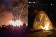 Reading and Leeds festival-goers call out people ‘ruining’ the weekend by setting tents on fire