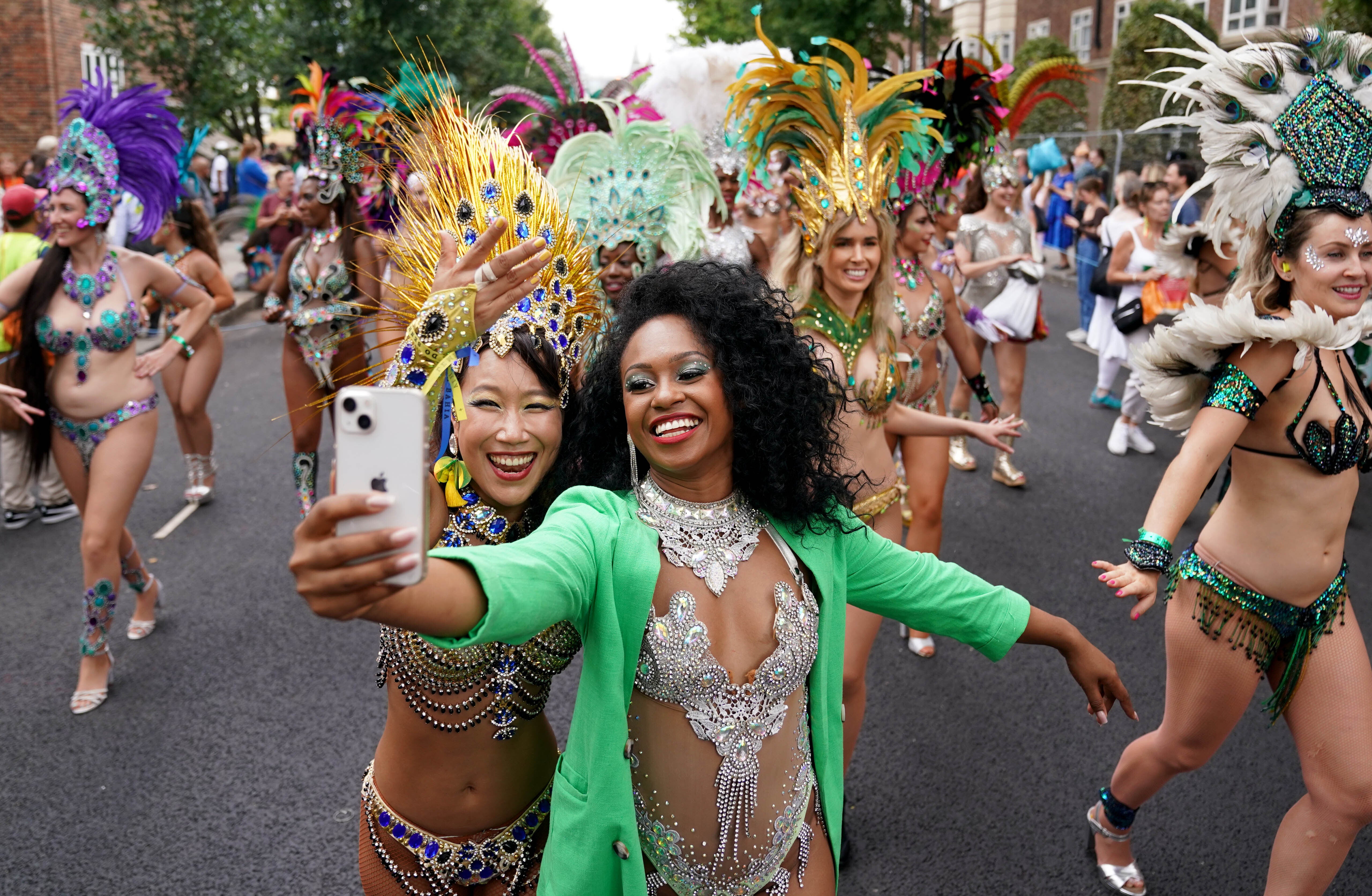 The carnival is back for the first time in two years (Kirsty O’Connor/PA)